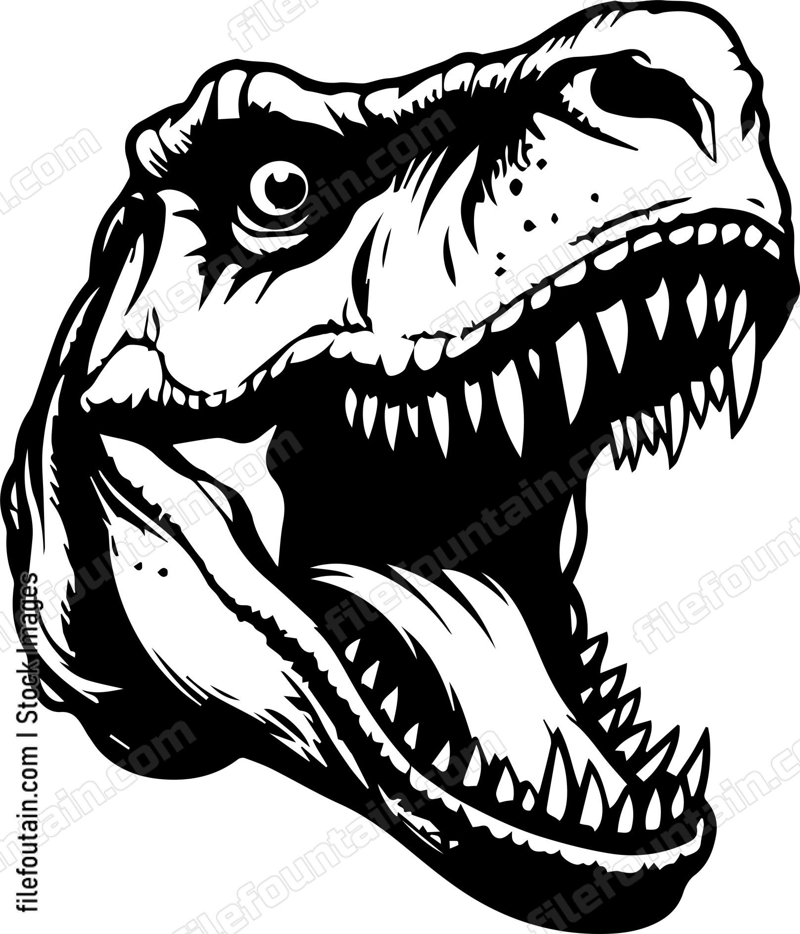 Angry Trex Roaring