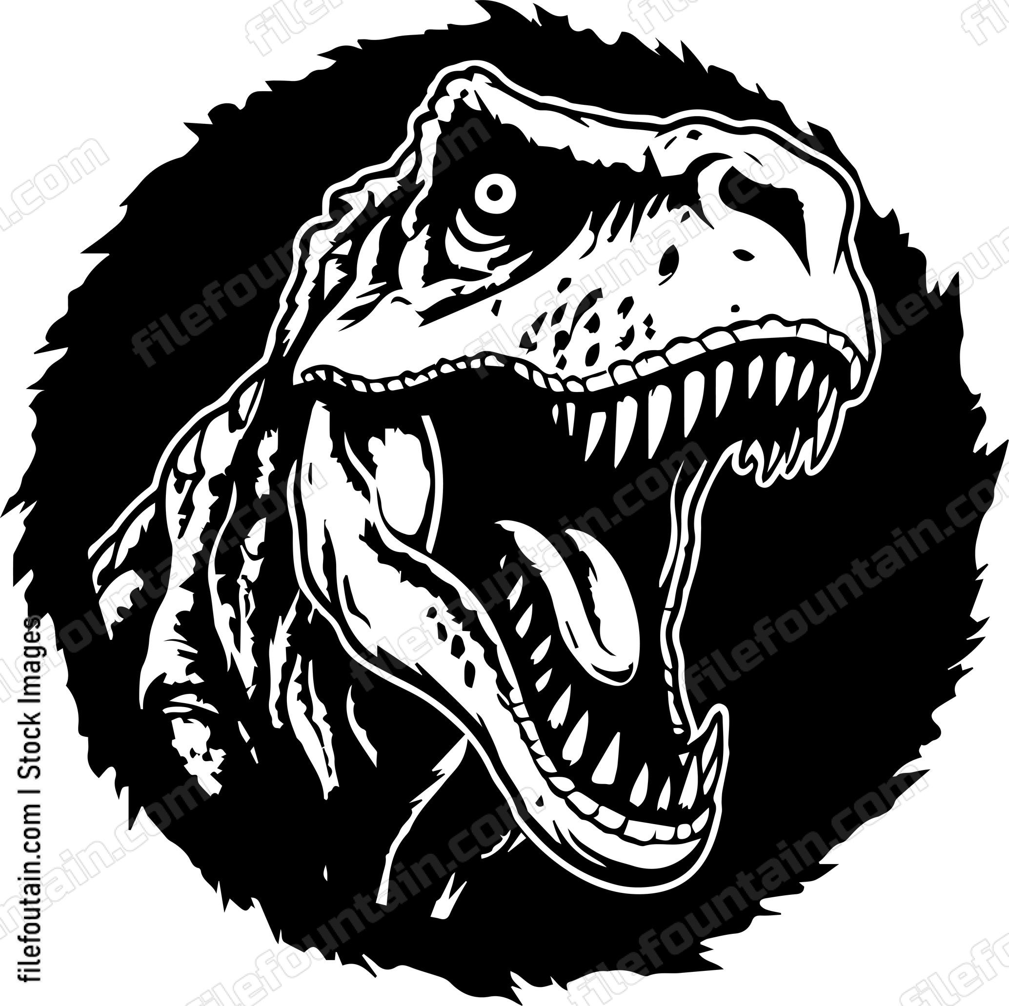Angry Trex Roaring