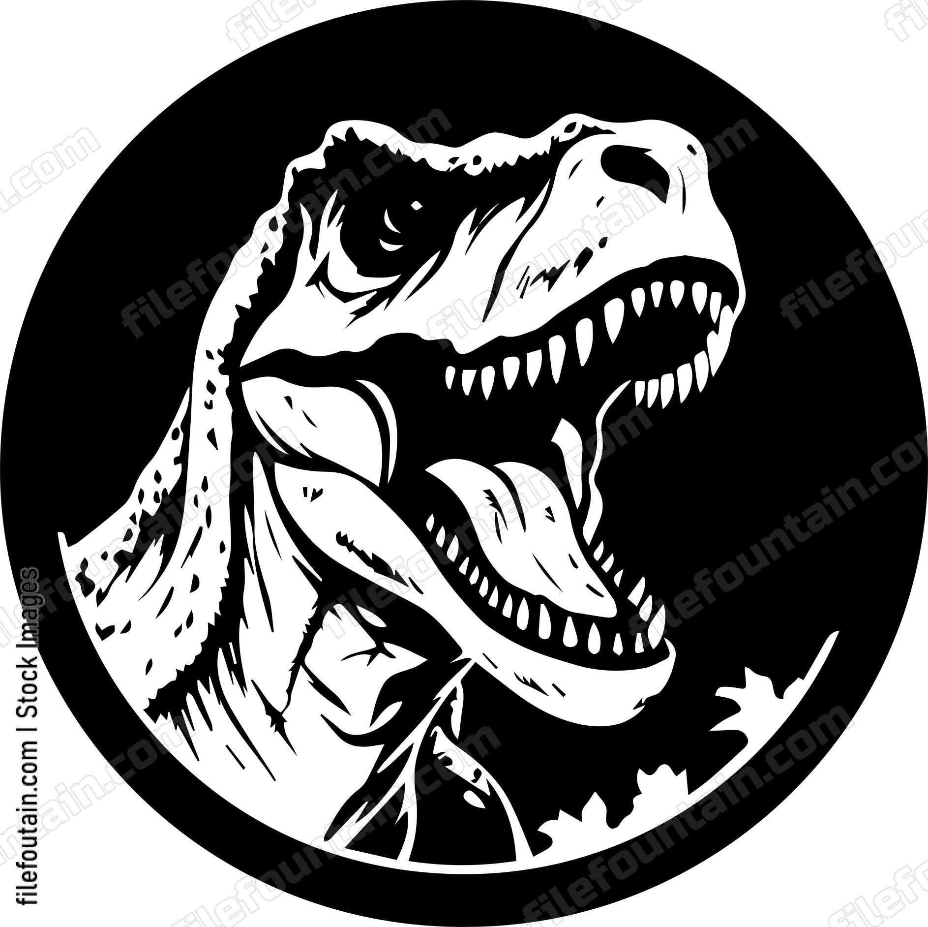 Angry Trex Roaring