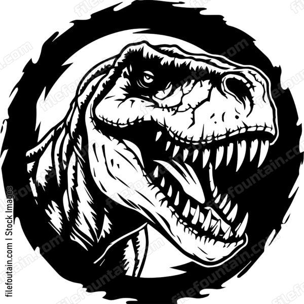 Angry Trex Roaring