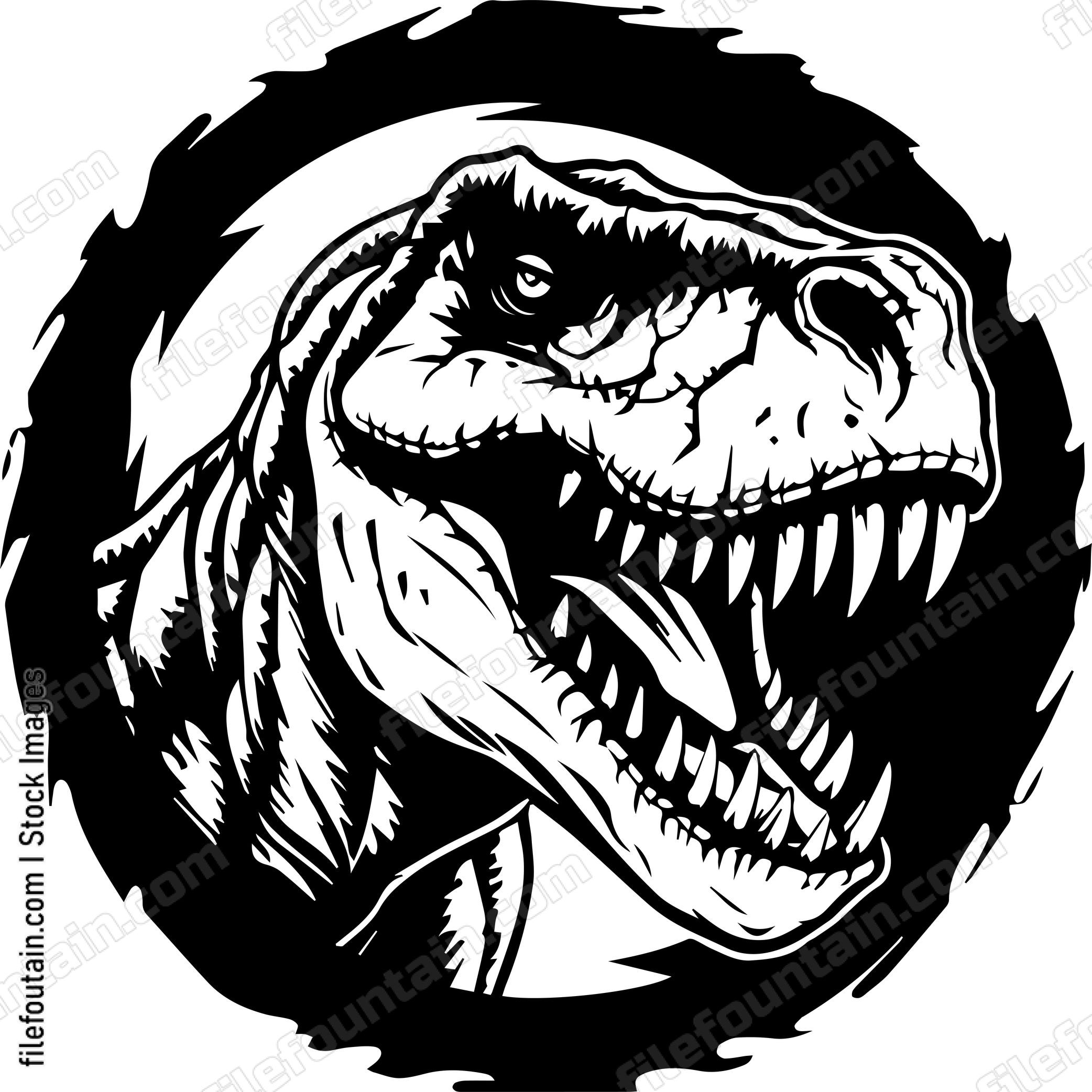 Angry Trex Roaring