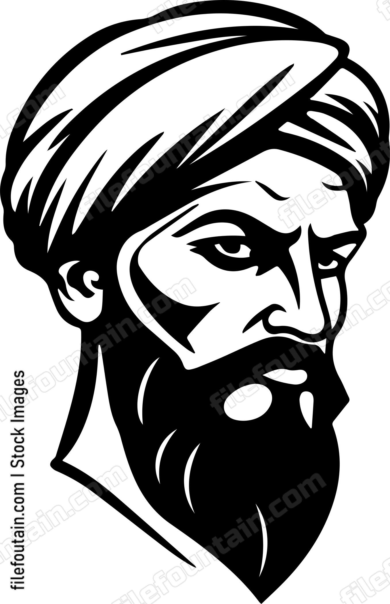 Bearded Man In A Turban