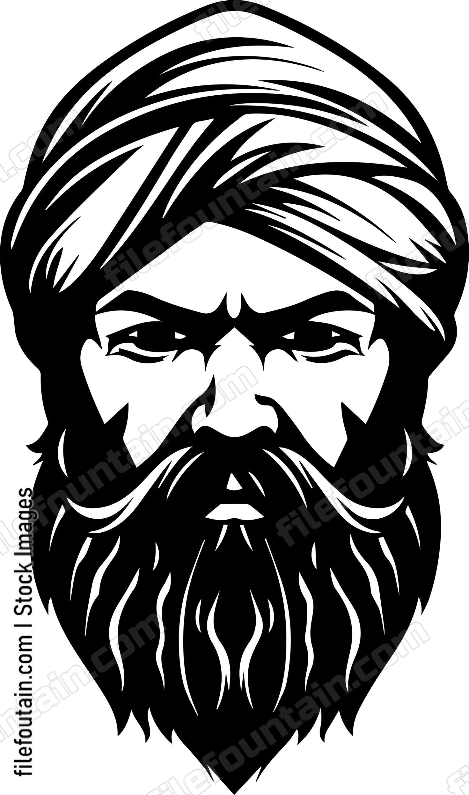 Bearded Man In A Turban