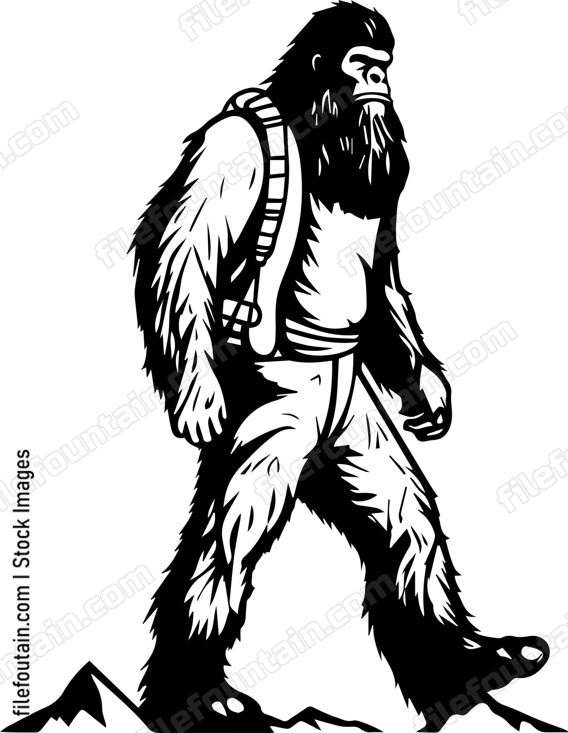 Bigfoot In Jacket