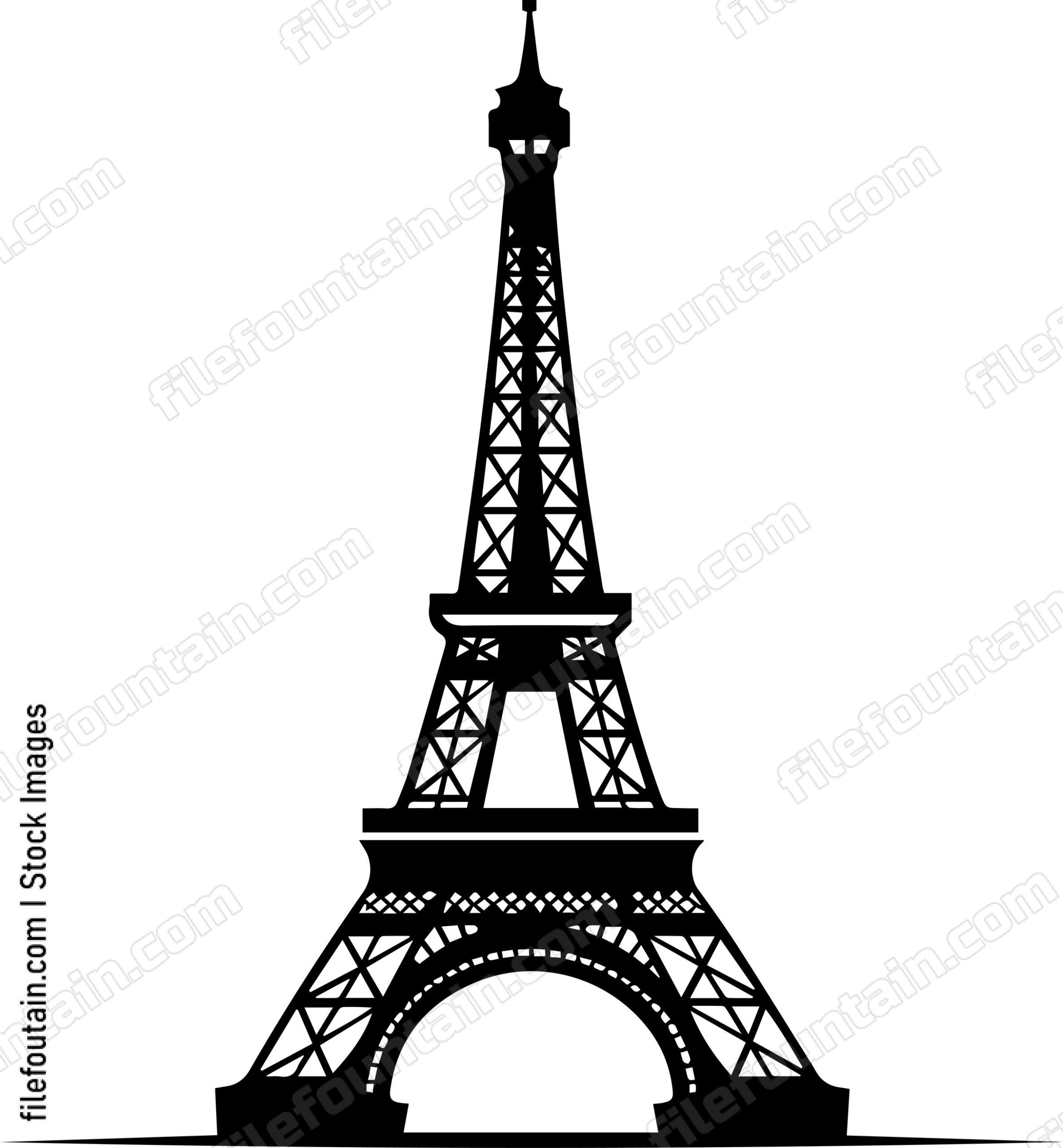 Eiffel Tower shaped