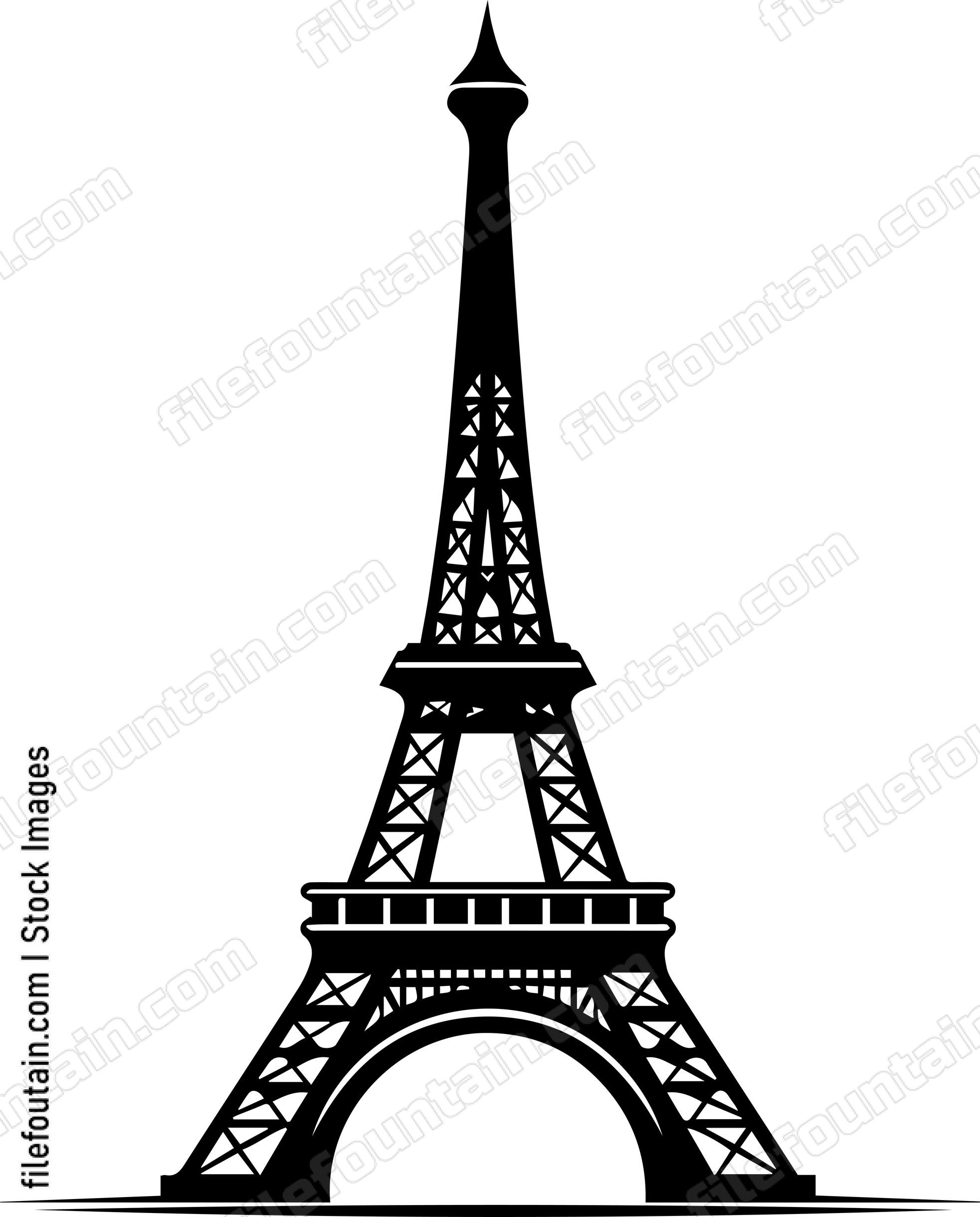 Eiffel Tower shaped