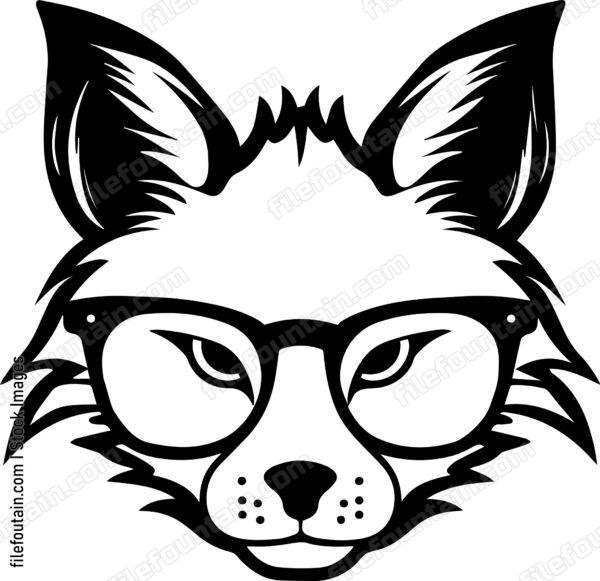 fox in glasses