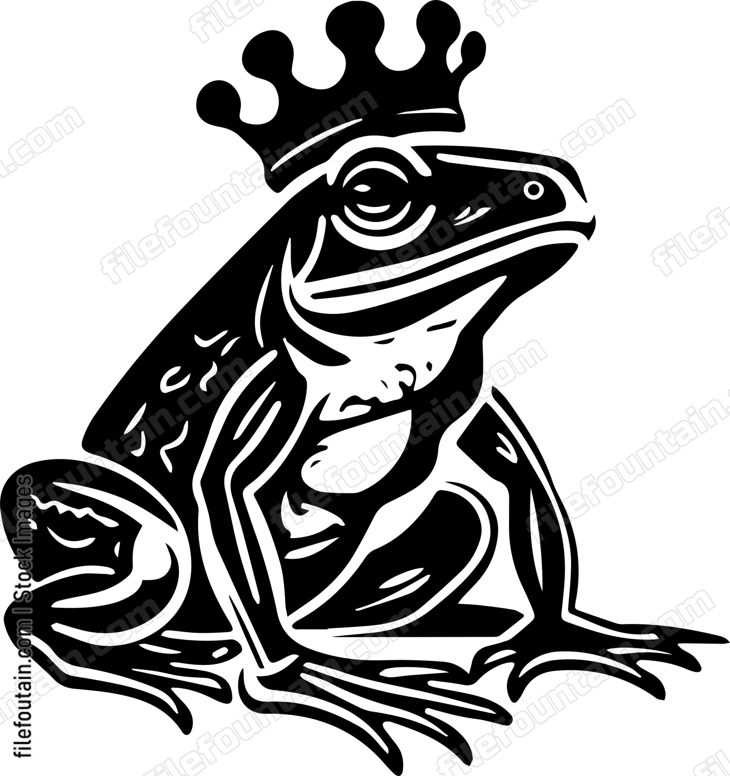 Frog In A Crown