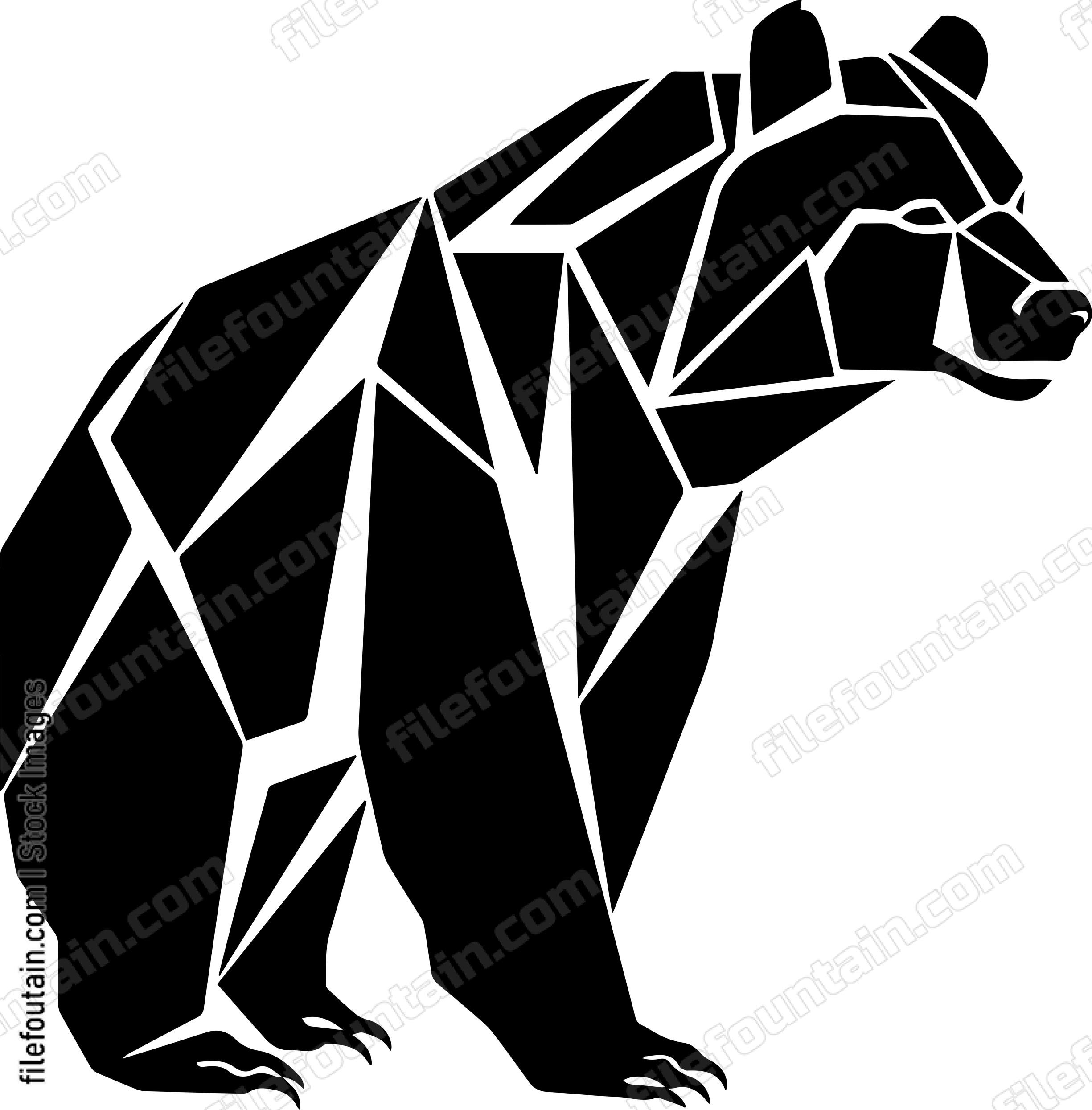 Geometric Brown Bear