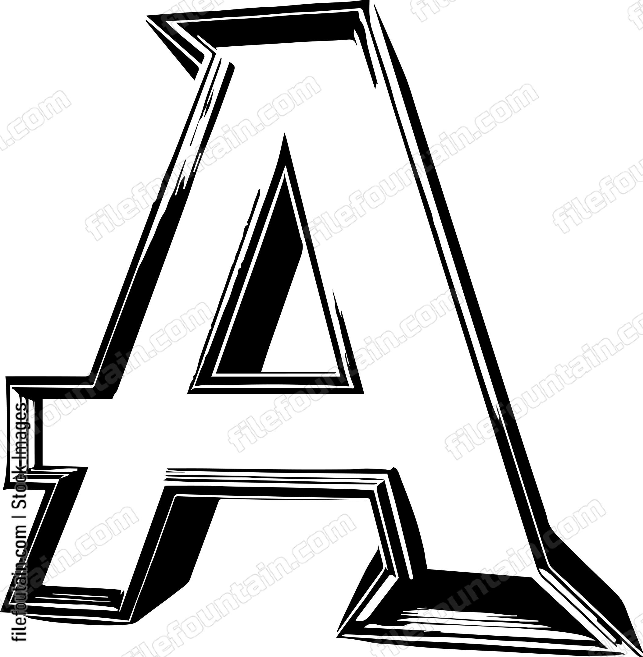 Letter A D