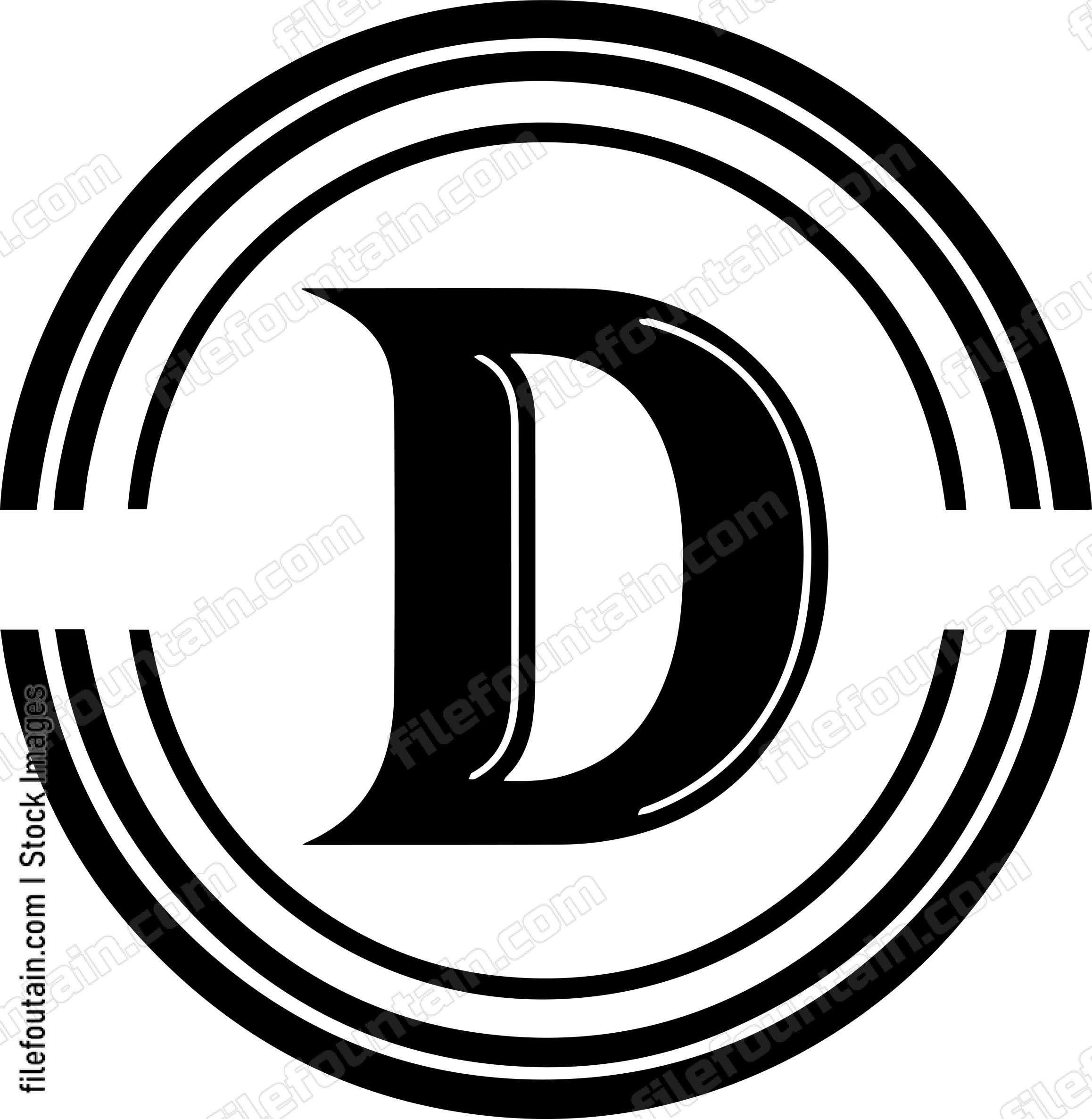 Letter D