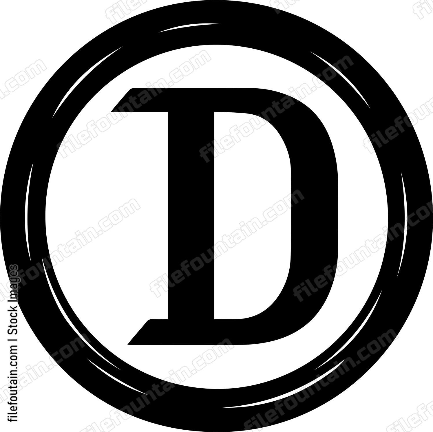 Letter D