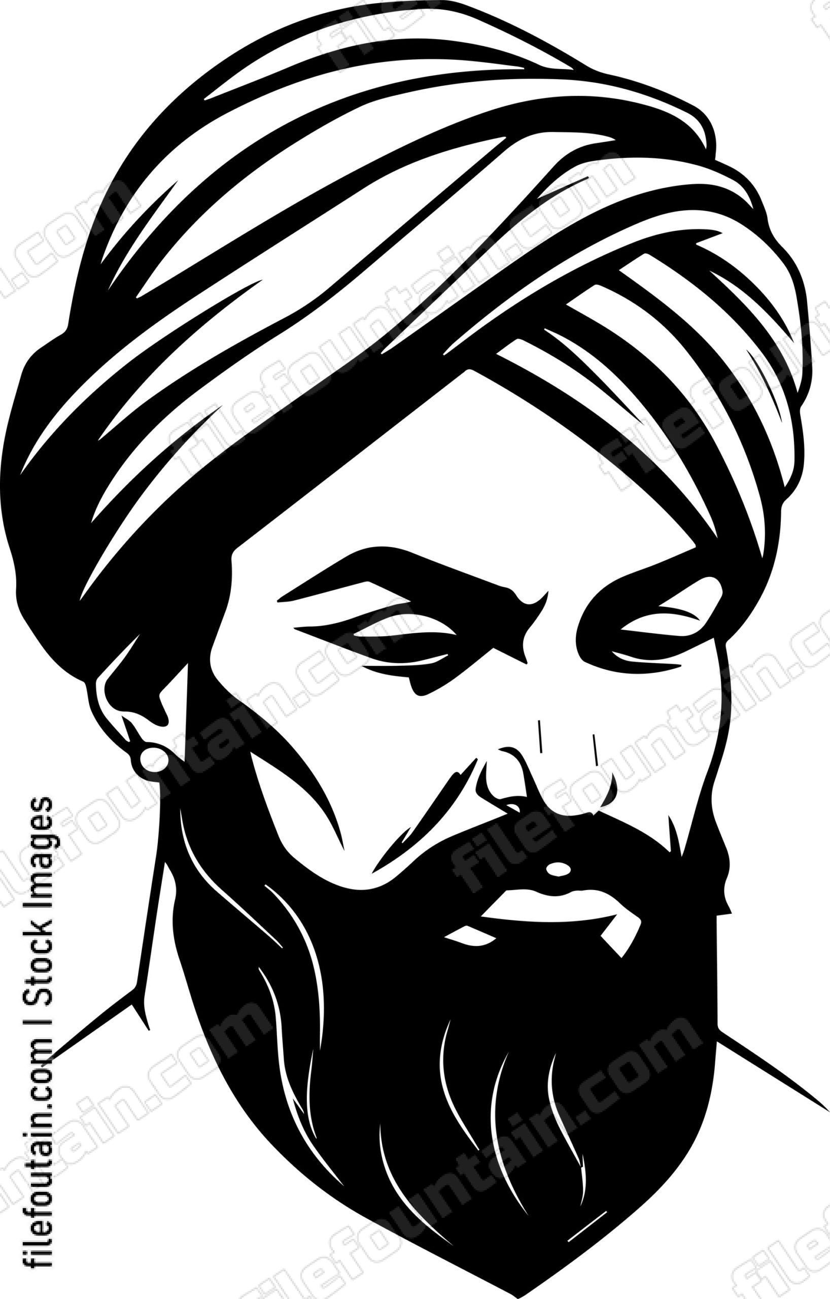 Man Wearing A Turban