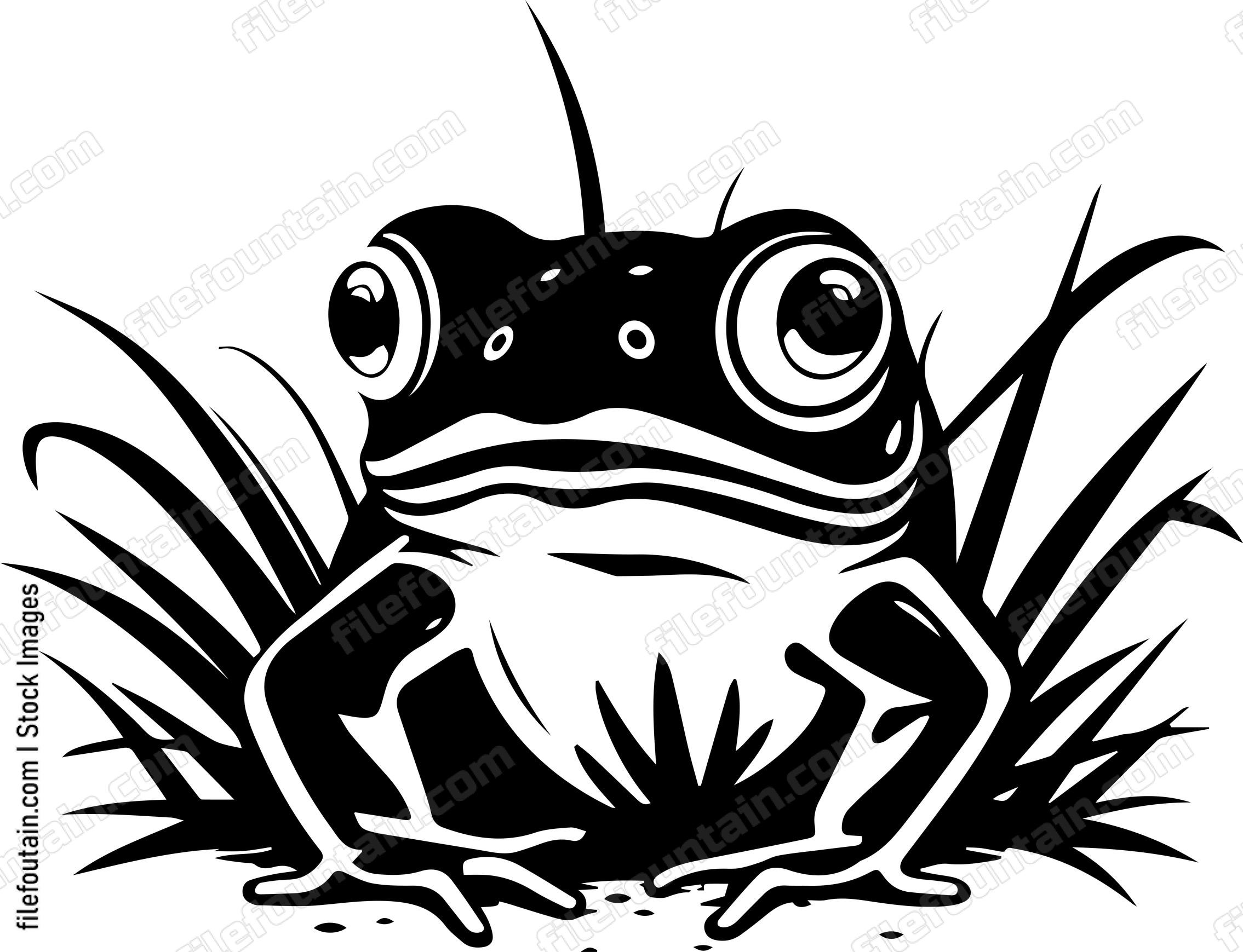 Peeking Frog