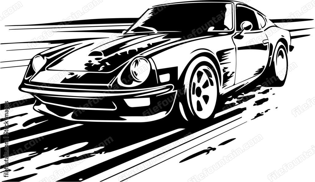 Street Racing Car Logo Vector Design - FileFountain