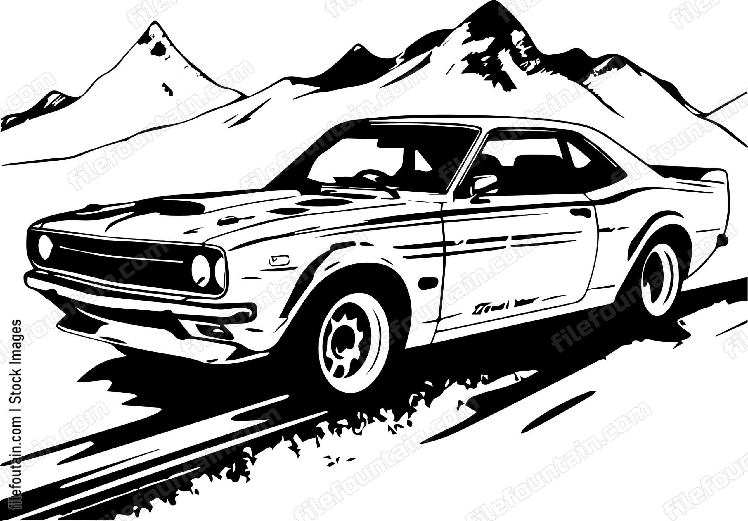 Street Racing Muscle Car