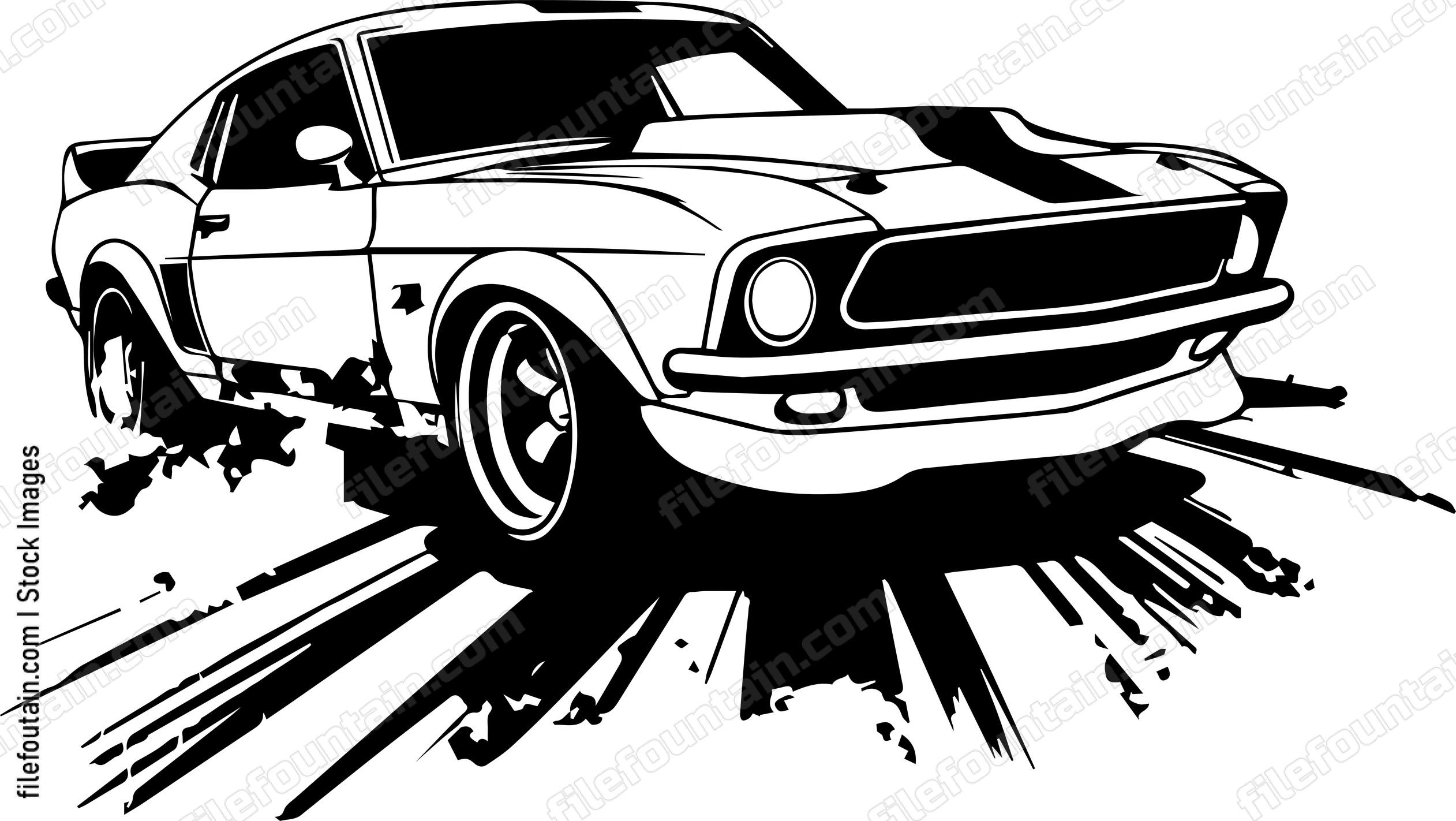 Street Racing Muscle Car