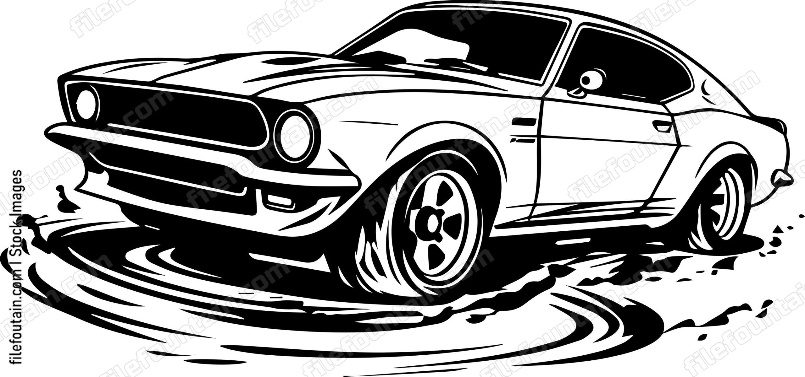 Street Racing Muscle Car