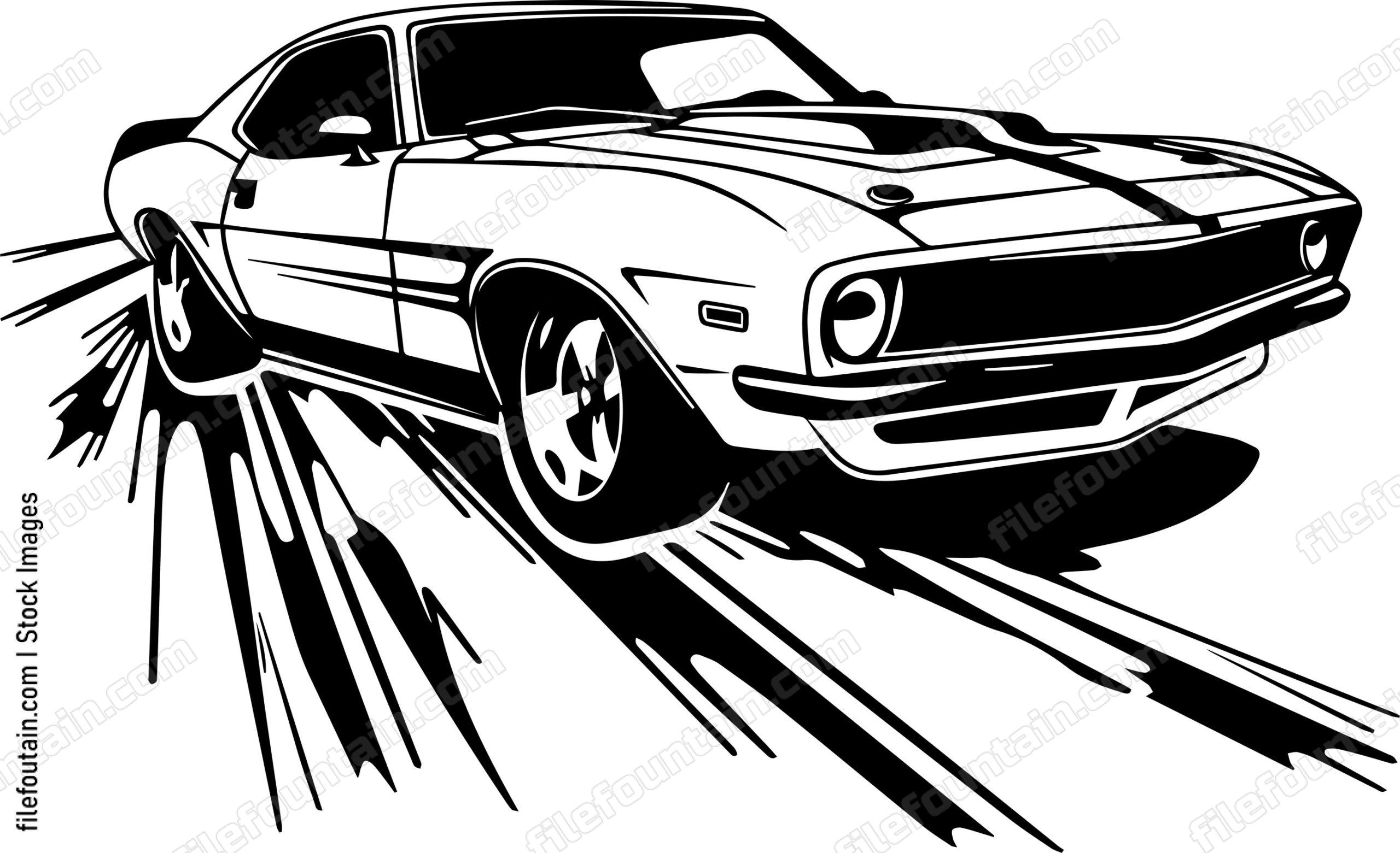 Street Racing Muscle Car