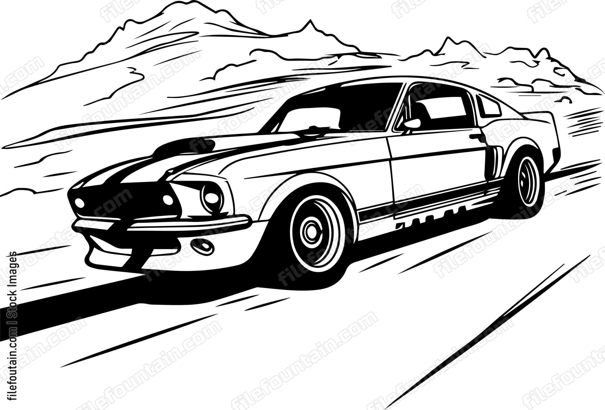 Street Racing Muscle Car