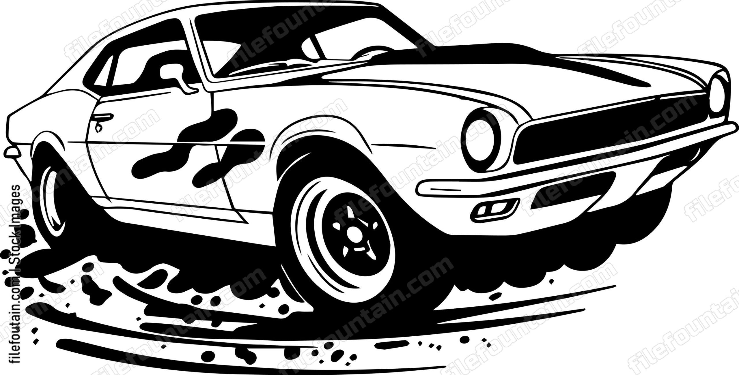 Street Racing Muscle Car