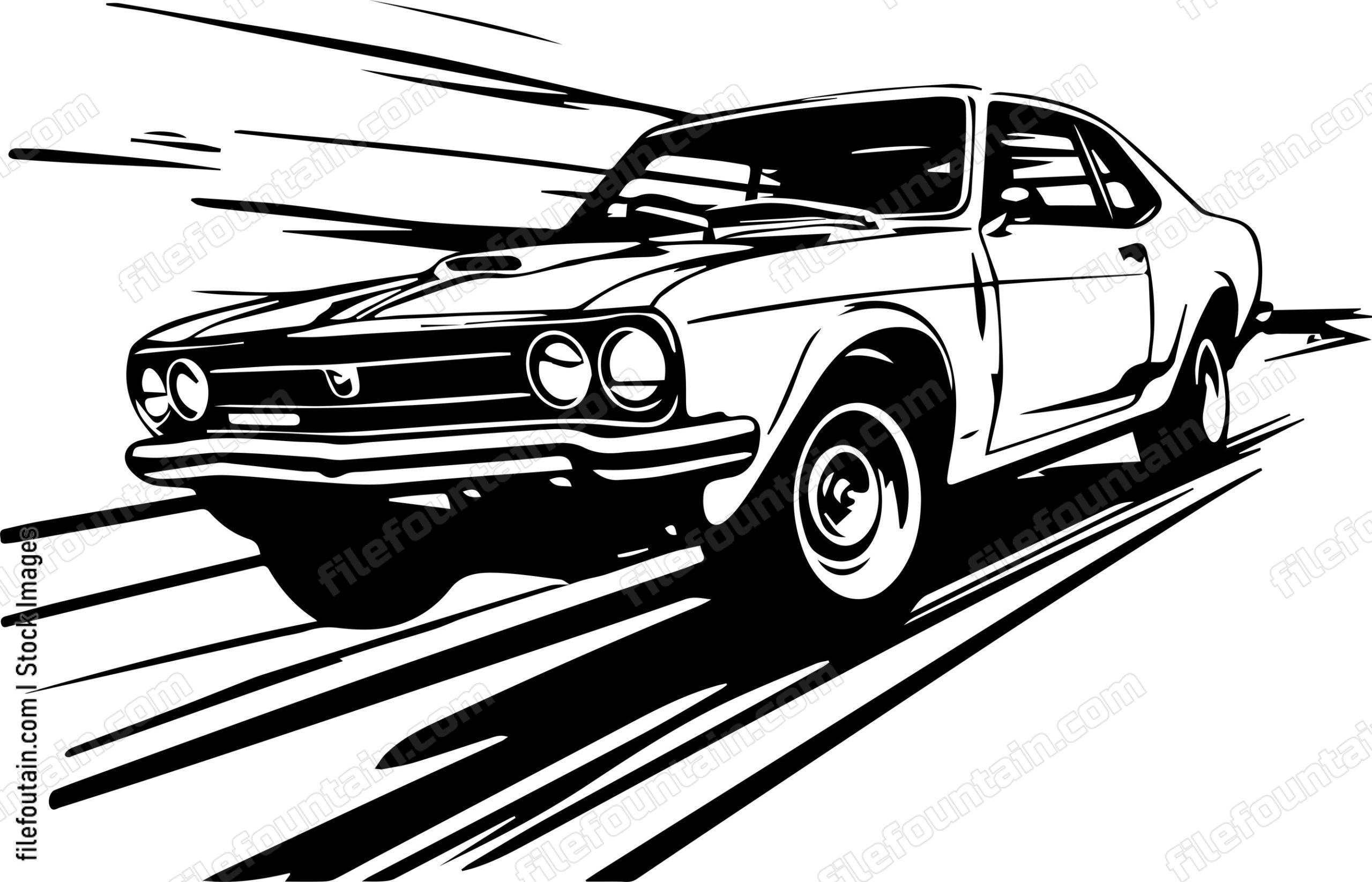 Street Racing Muscle Car