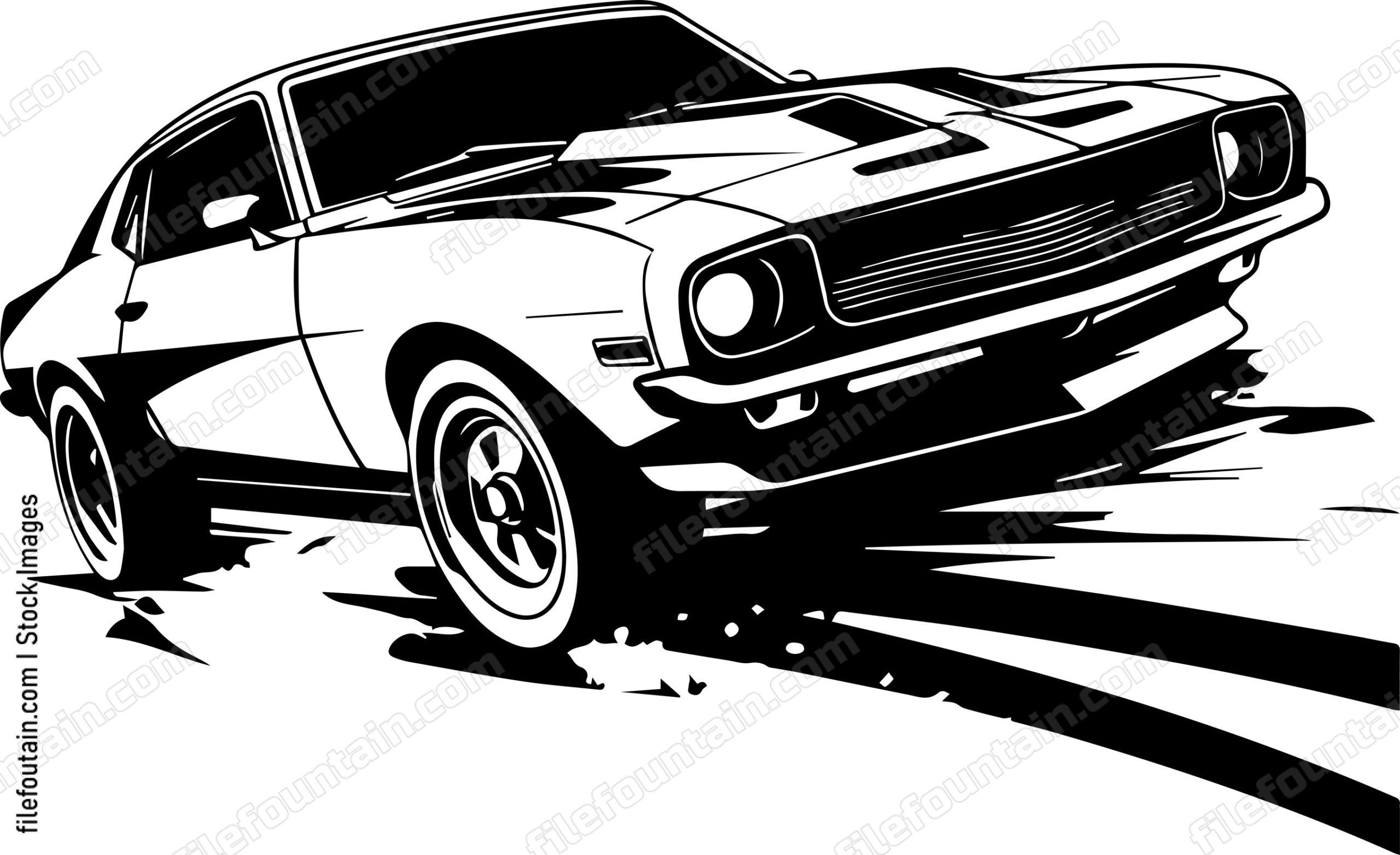 Street Racing Muscle Car