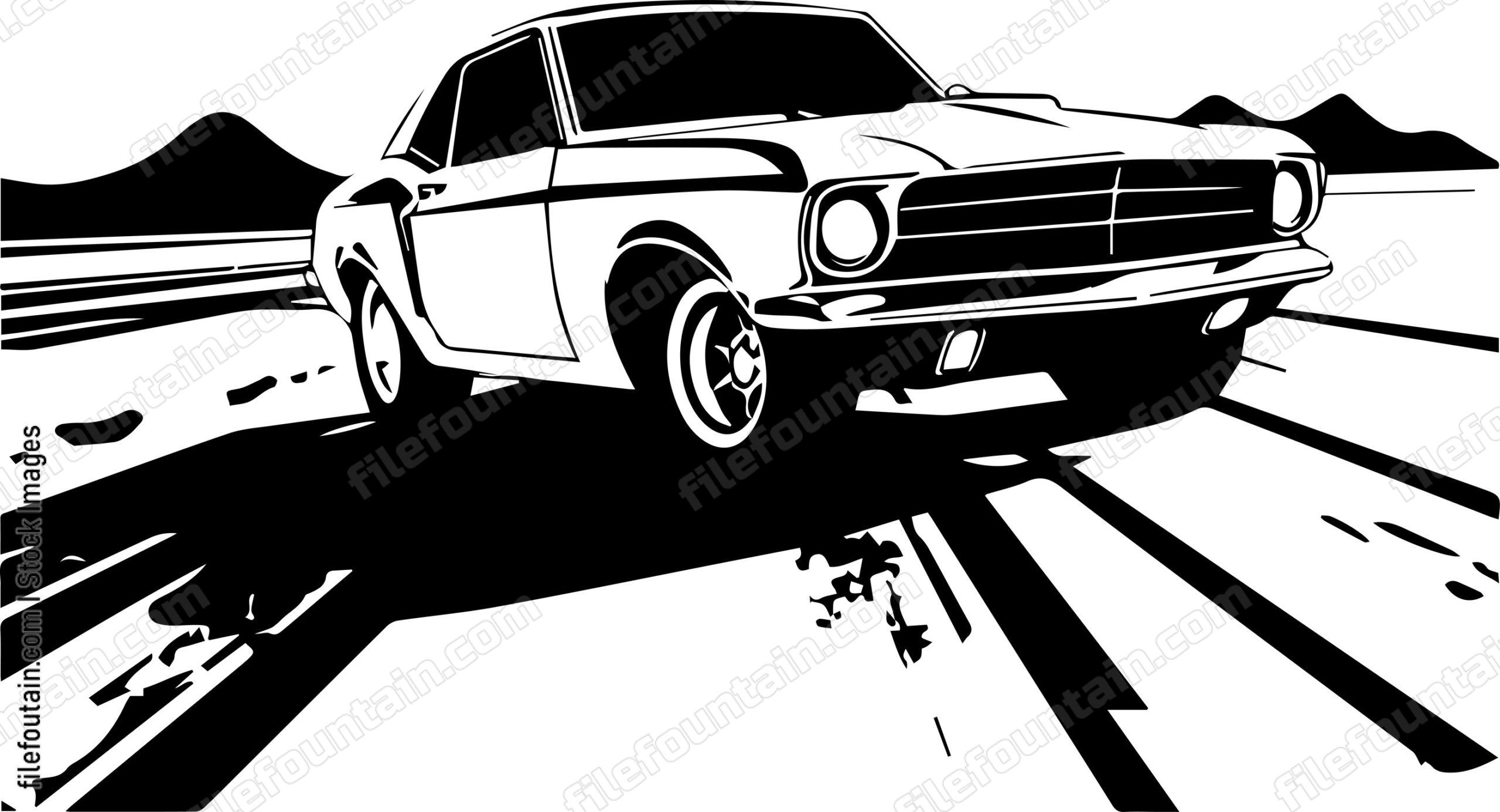 Street Racing Muscle Car