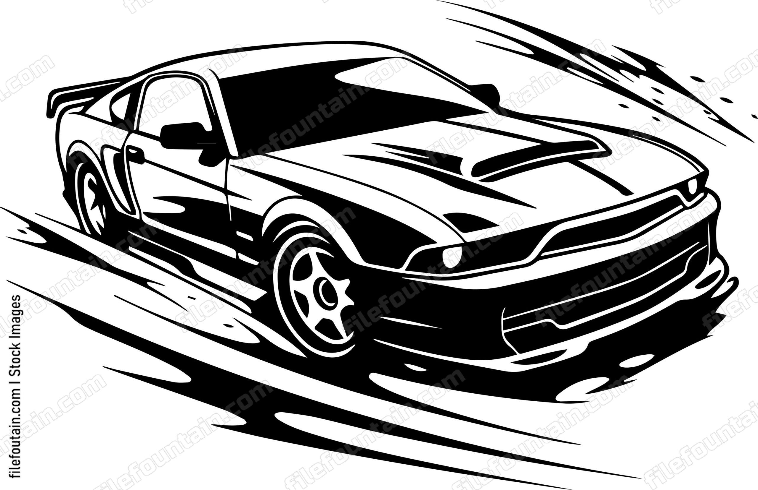 Street Racing Muscle Car