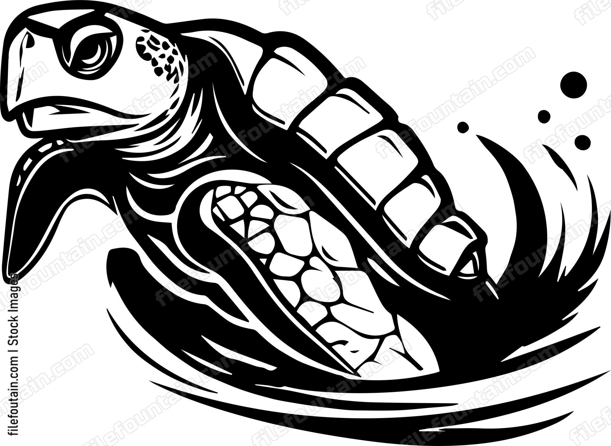 Turtle Swimming
