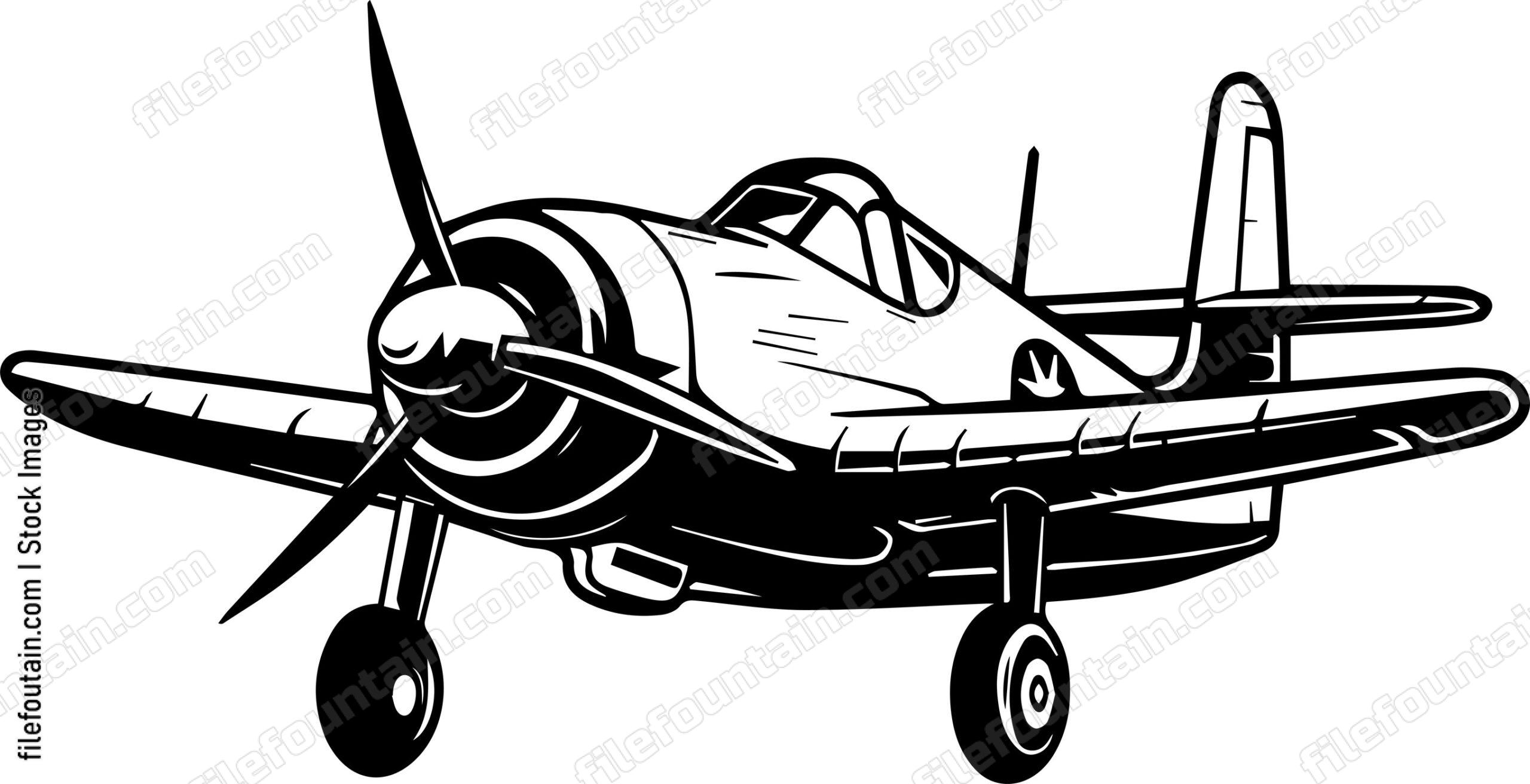 World War Two Propeller Airplane