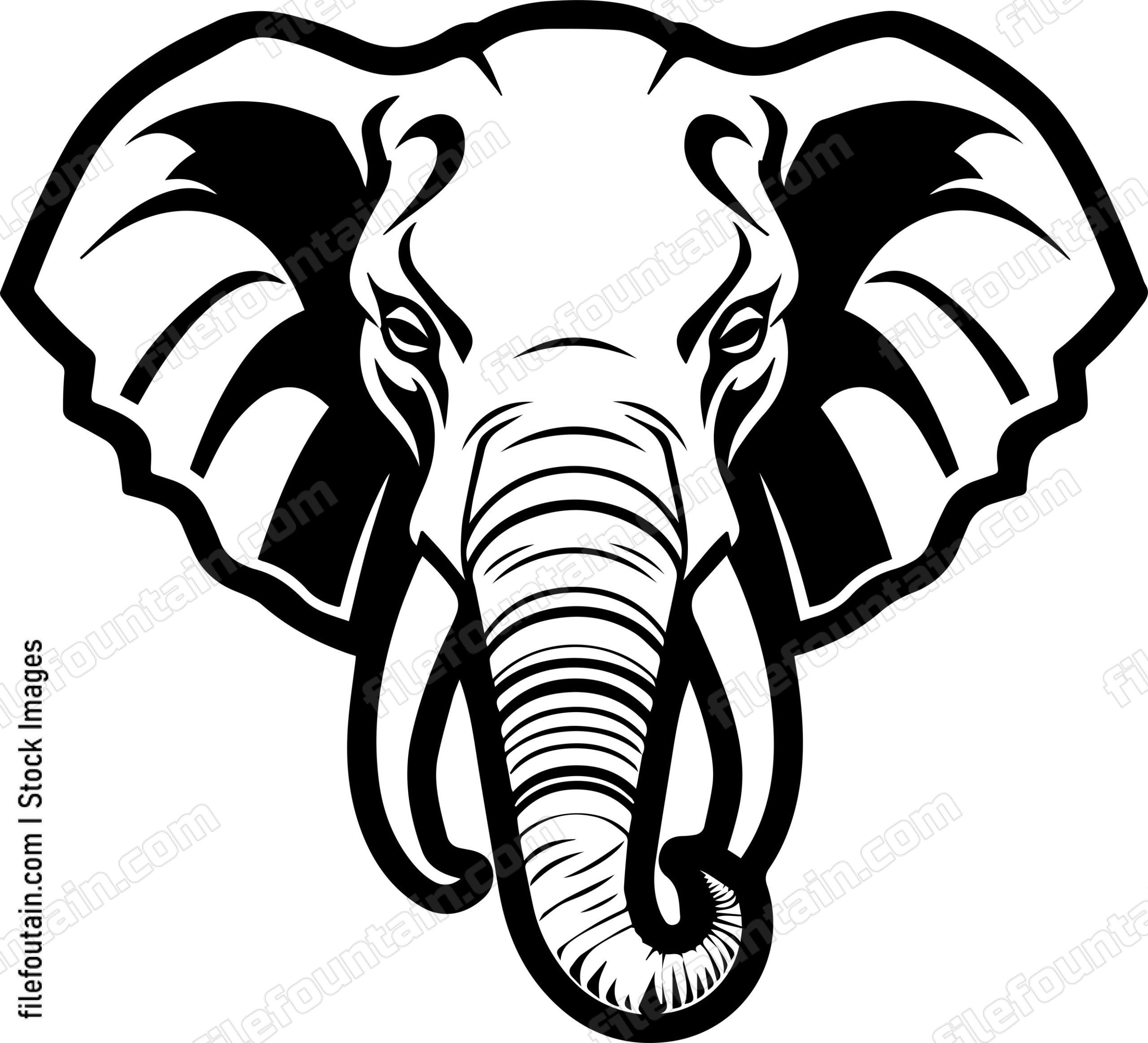 Cool Elephant Mascot