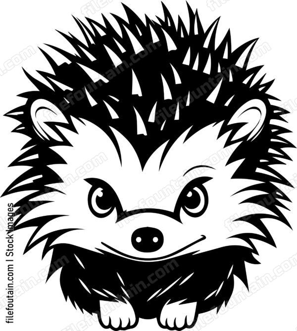 Cute Hedgehog Mascot