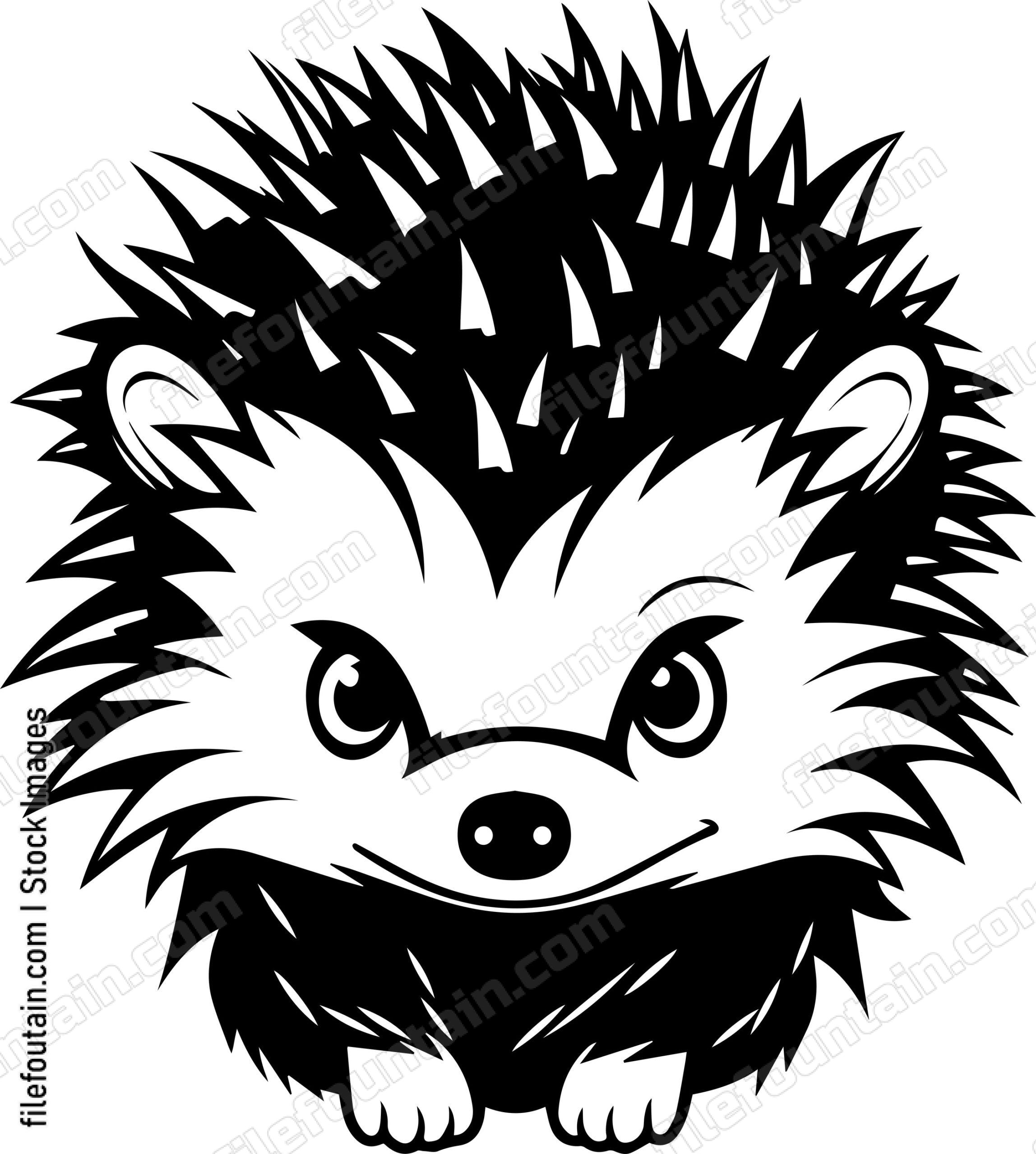 Cute Hedgehog Mascot