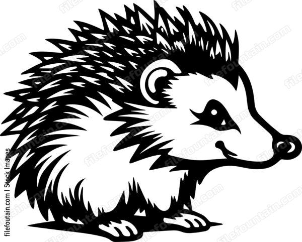 Cute Hedgehog Mascot