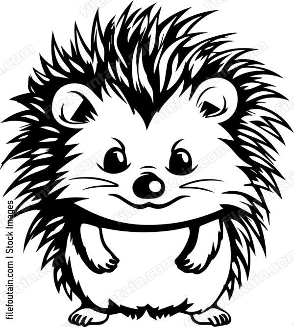 Cute Hedgehog Mascot
