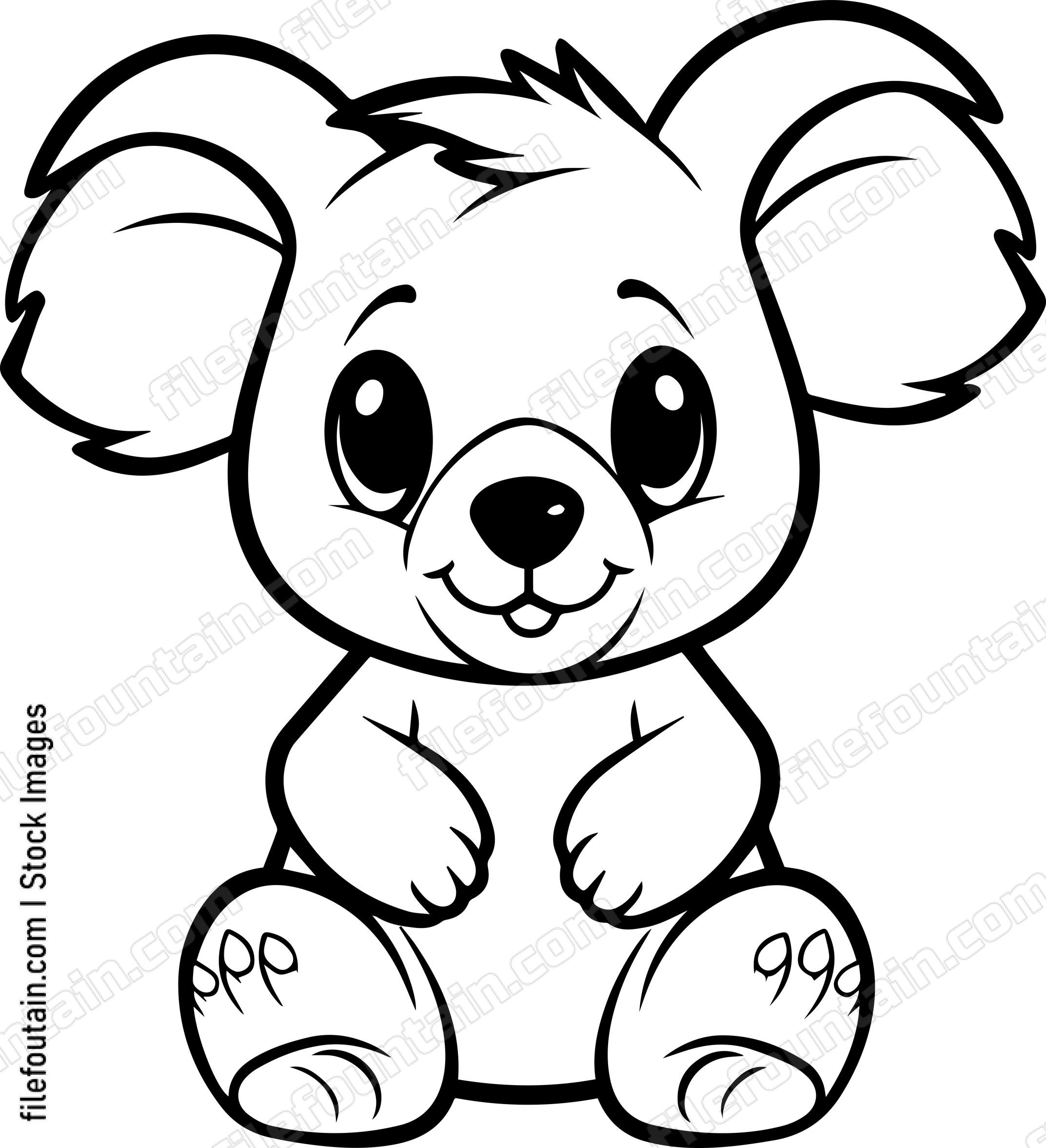 Cute Koala Mascot