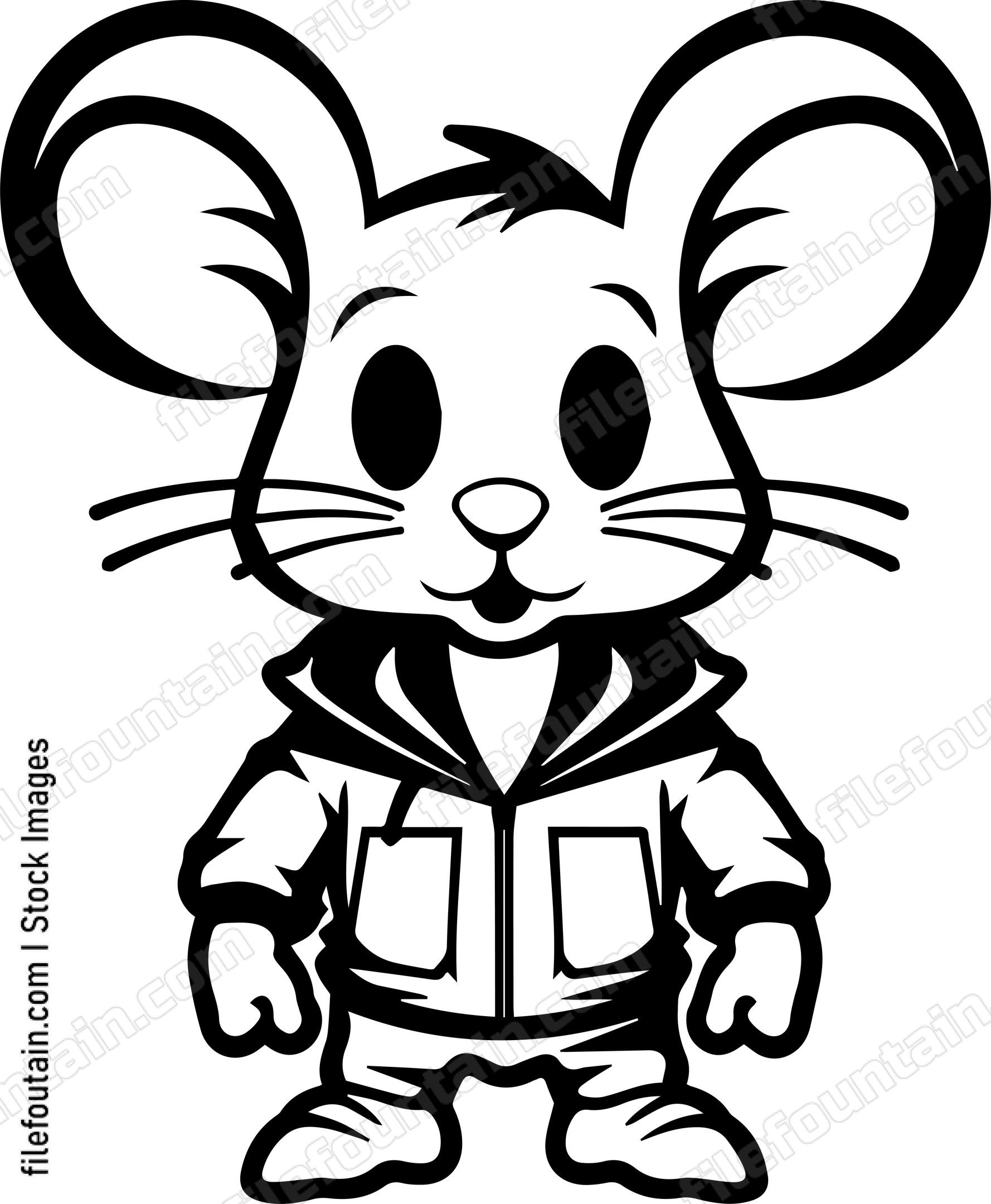Cute Mouse Mascot