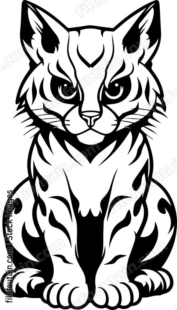 Cute Ocelot Mascot