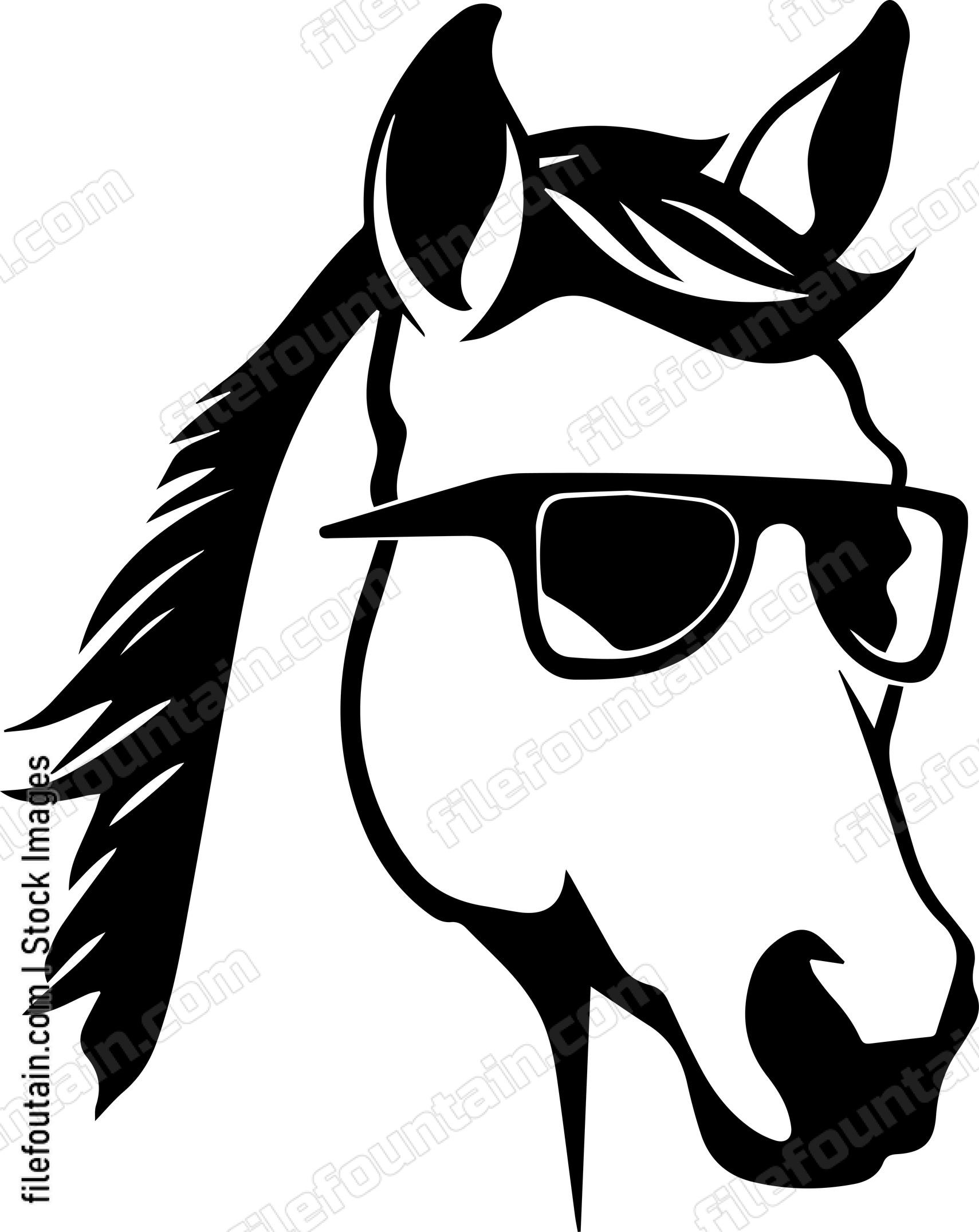 Horse In Sunglasses