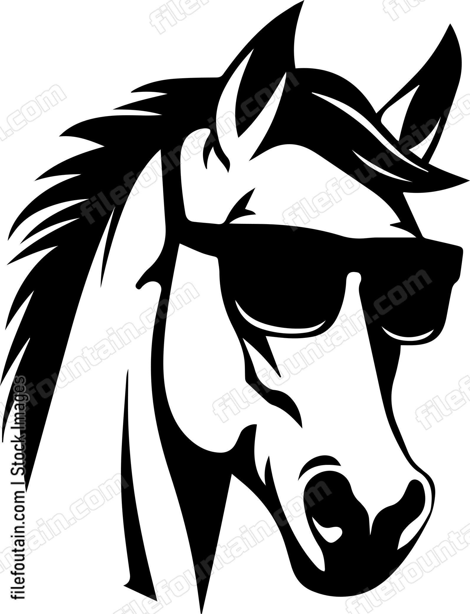 Horse In Sunglasses