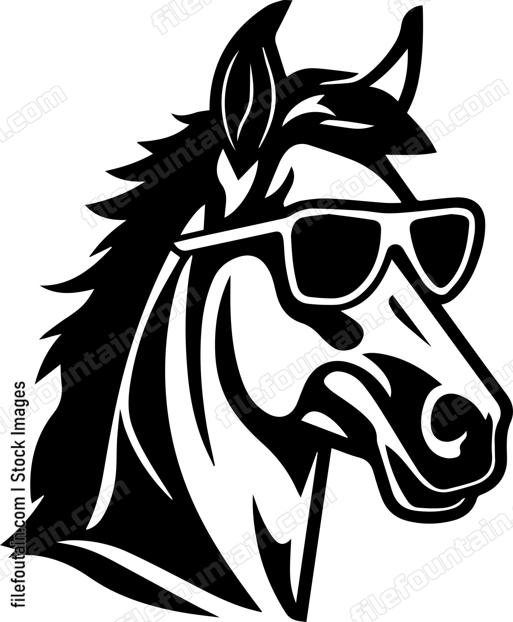 Horse In Sunglasses