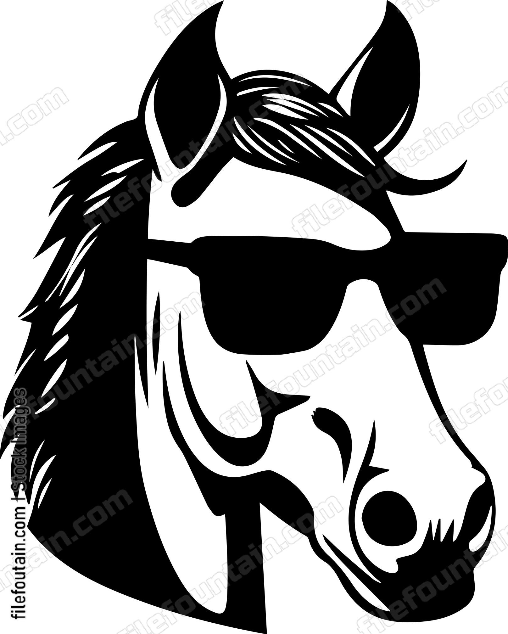 Horse In Sunglasses