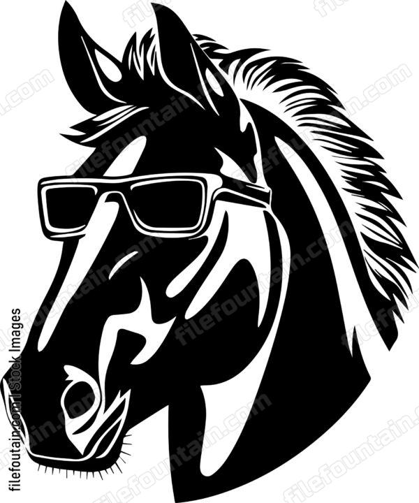 Horse In Sunglasses