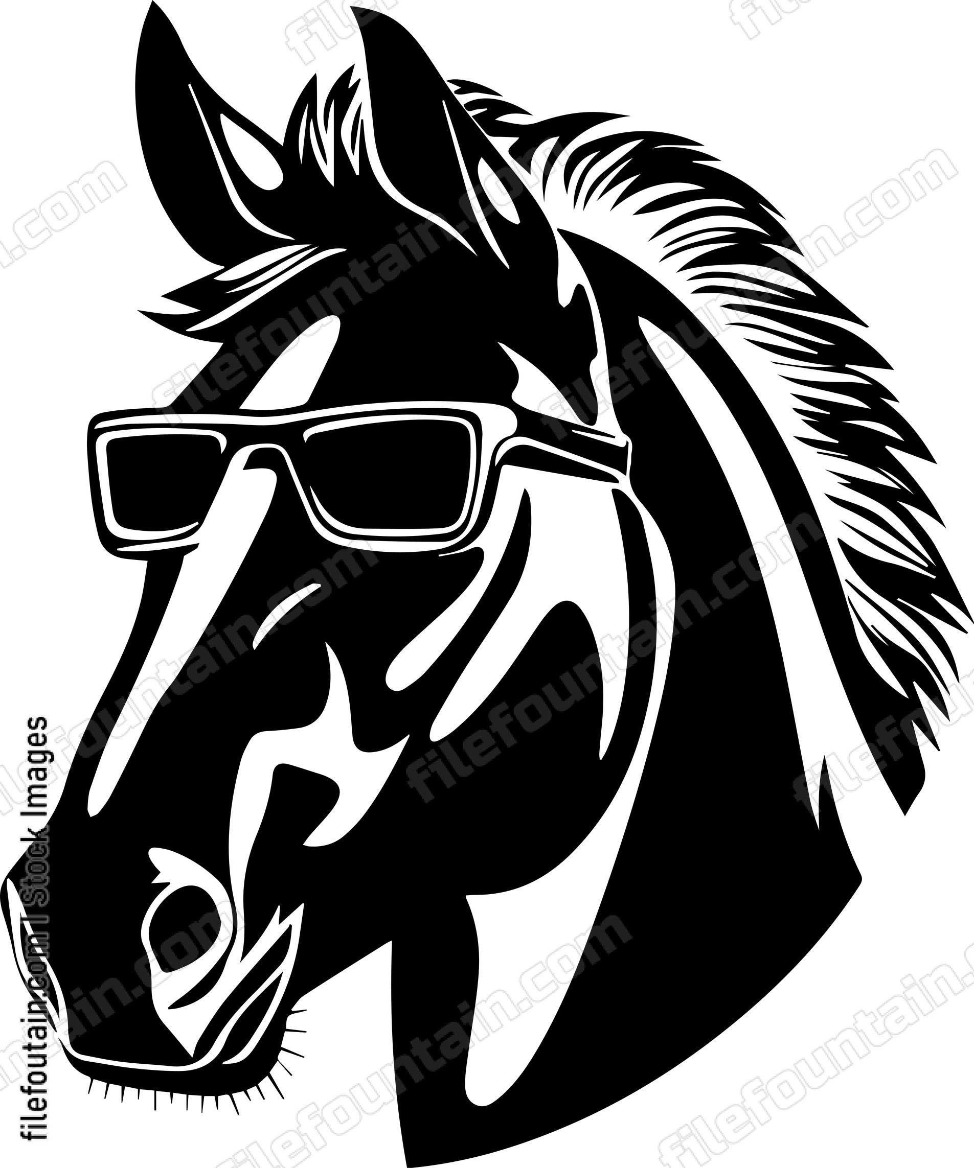 Horse In Sunglasses
