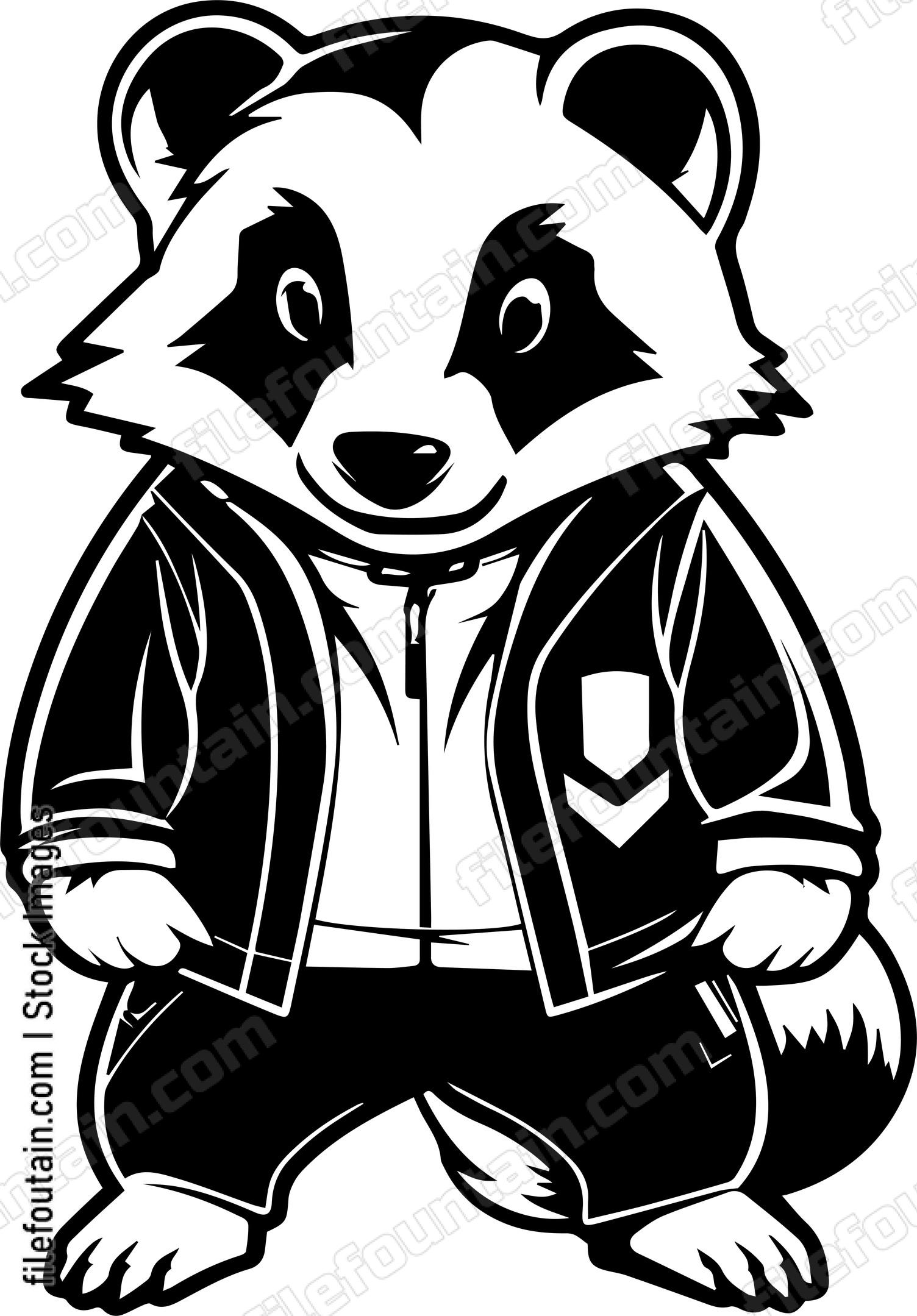 Raccoon Mascot