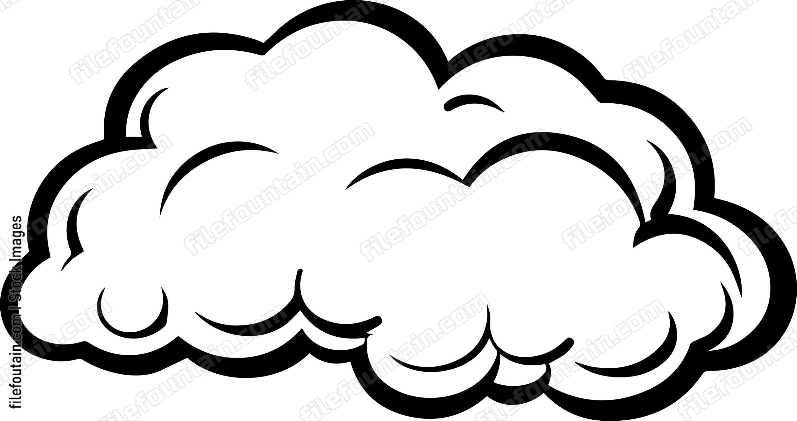 Cloud Comic Word Bubble