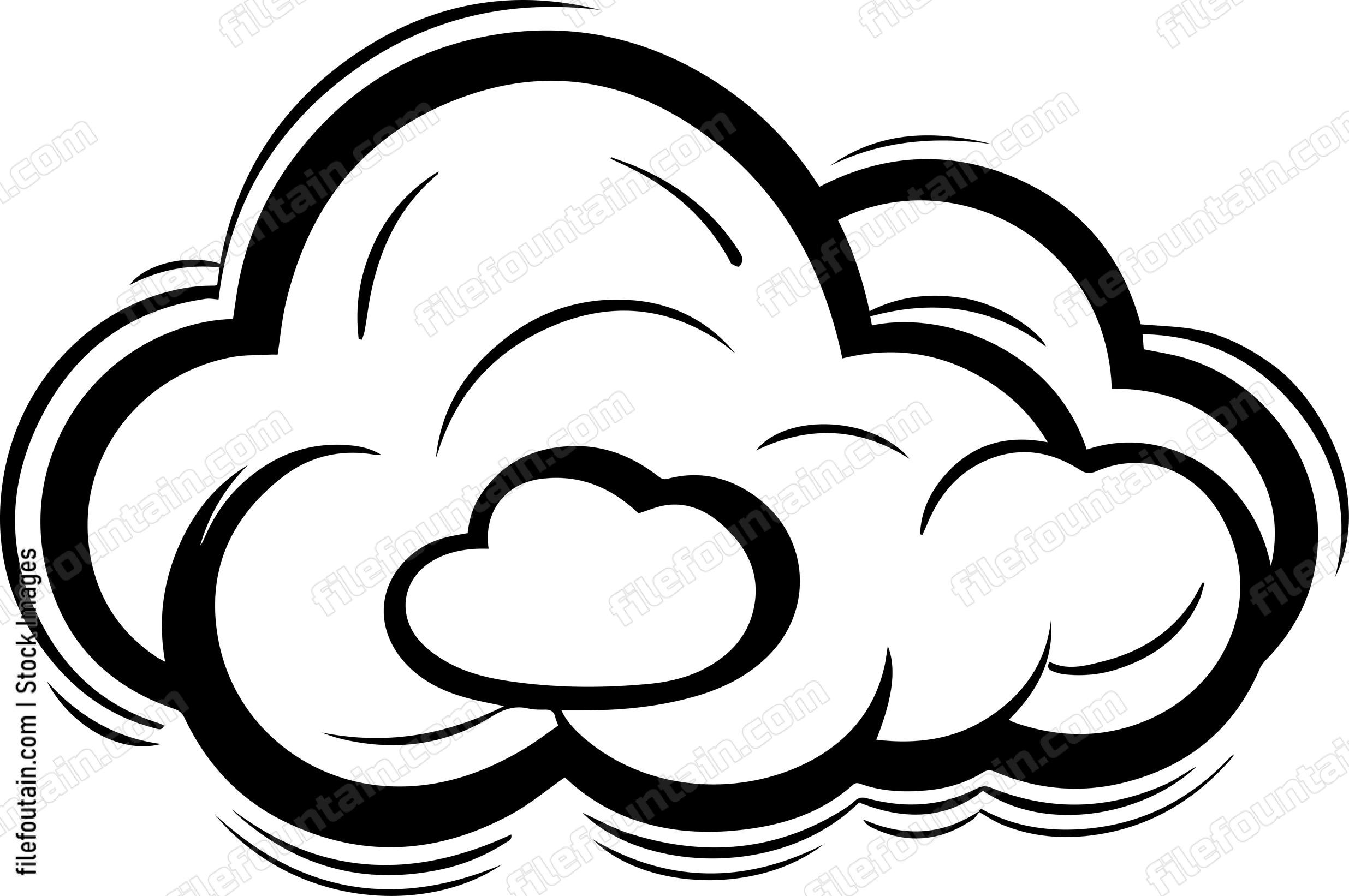 Cloud Comic Word Bubble