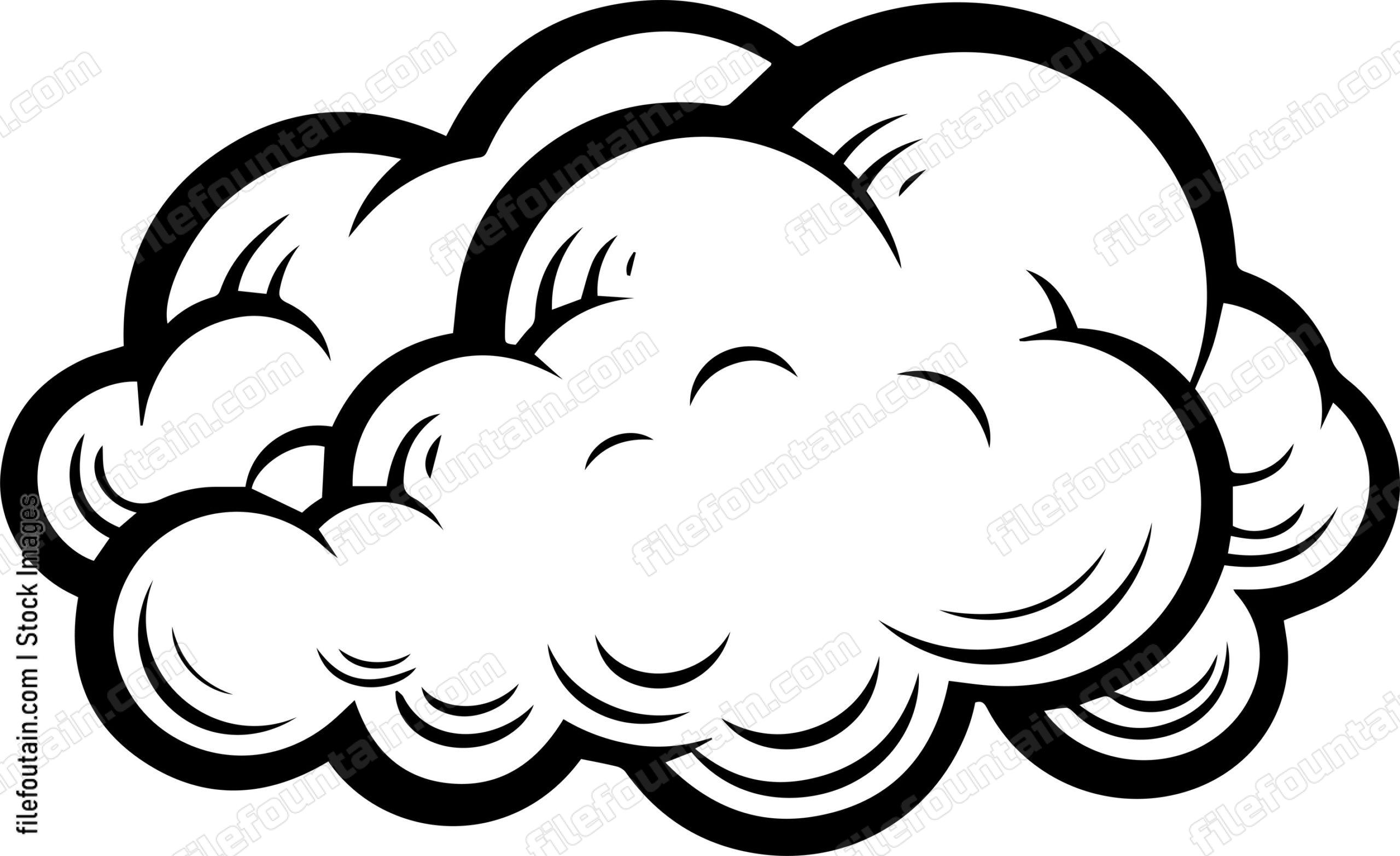 Cloud Comic Word Bubble