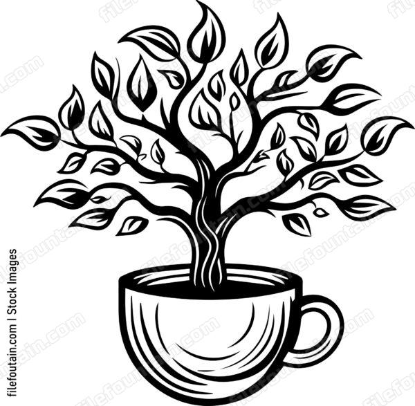 Coffee Tree In A Cup